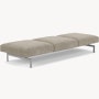 Avio Bench - Three Seater, Diva, Platinum, Silver