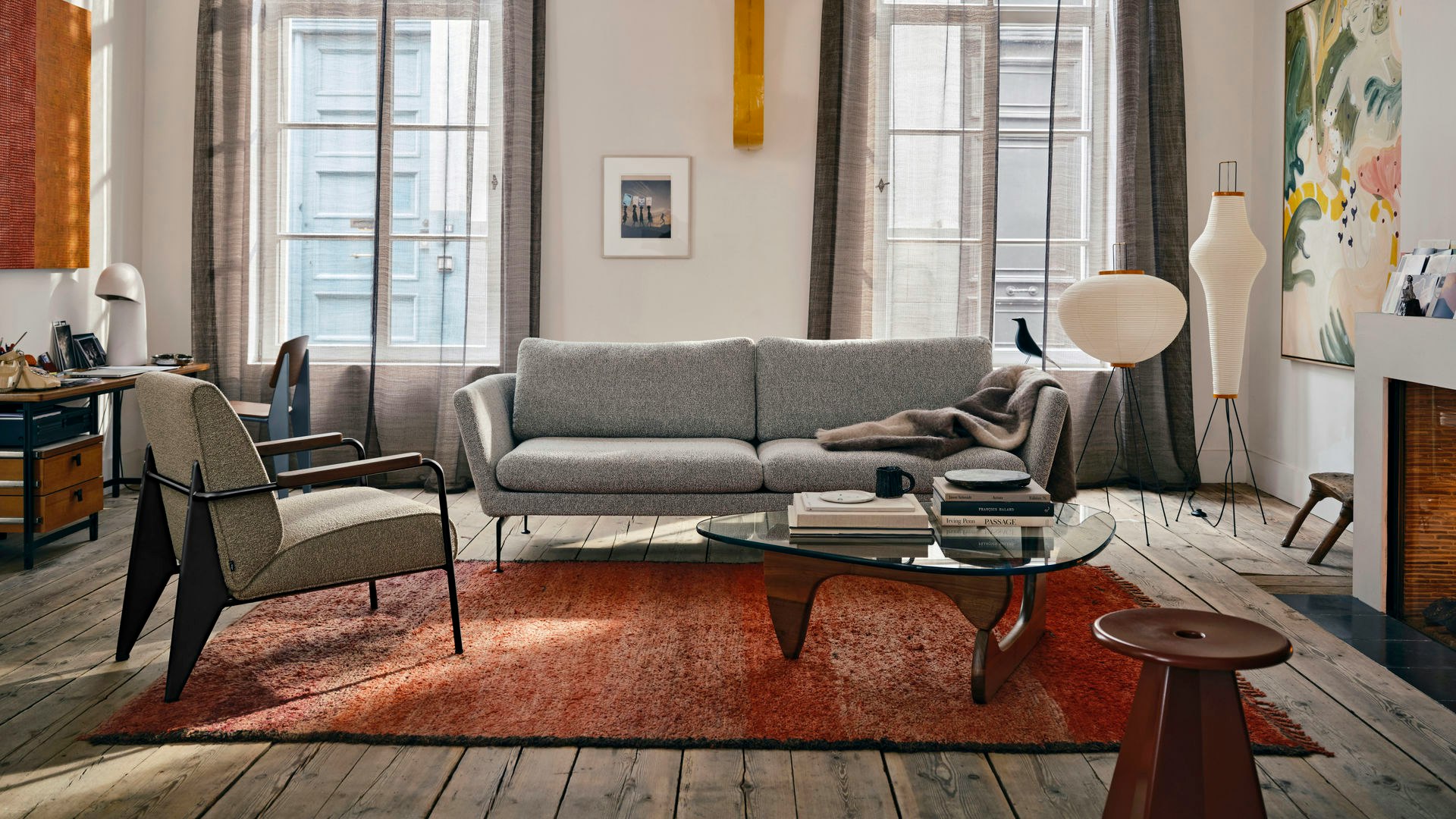 Prouv&eacute; Tabouret Metallique