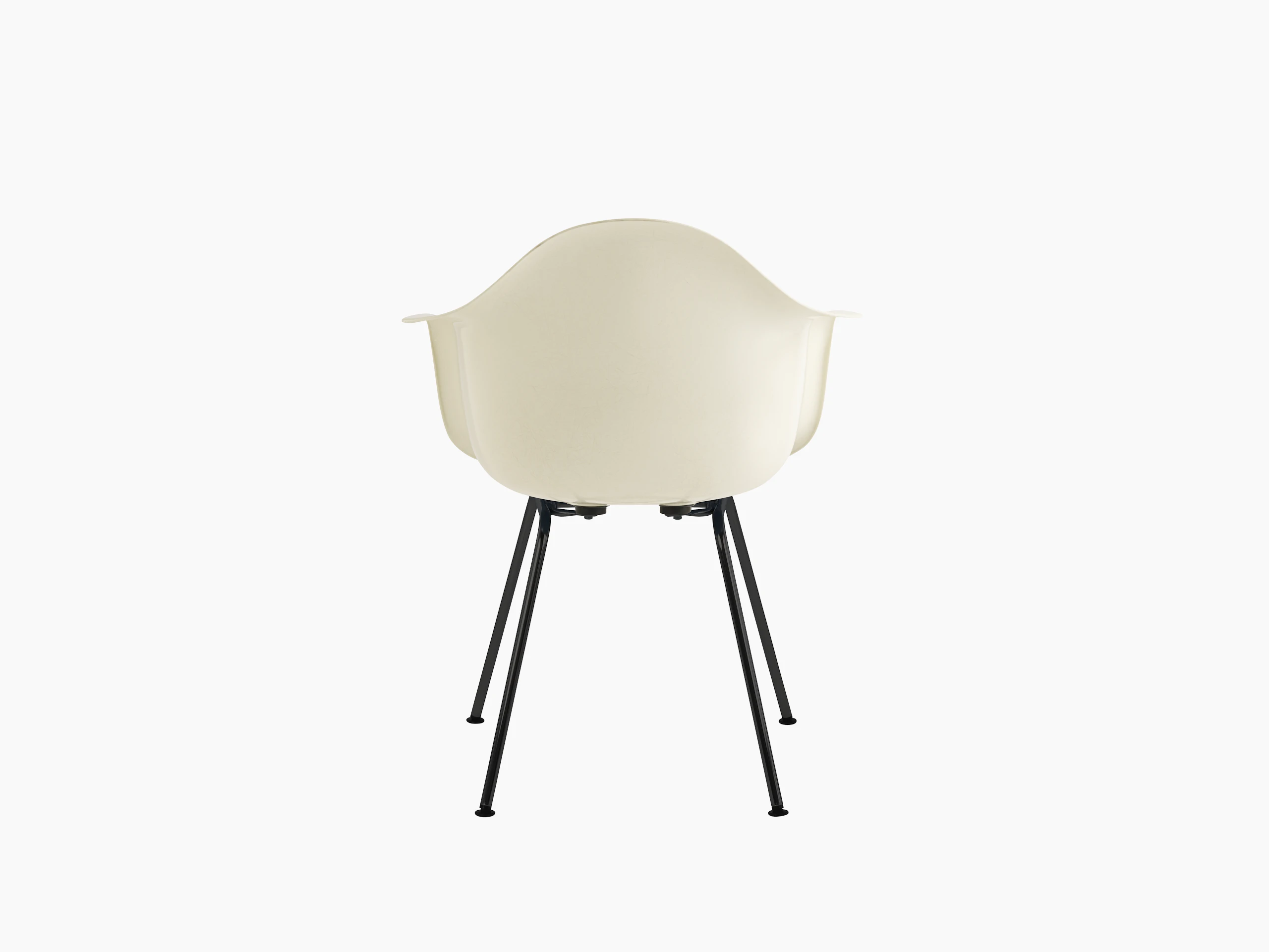 Eames Molded Fiberglass Upholstered Armchair