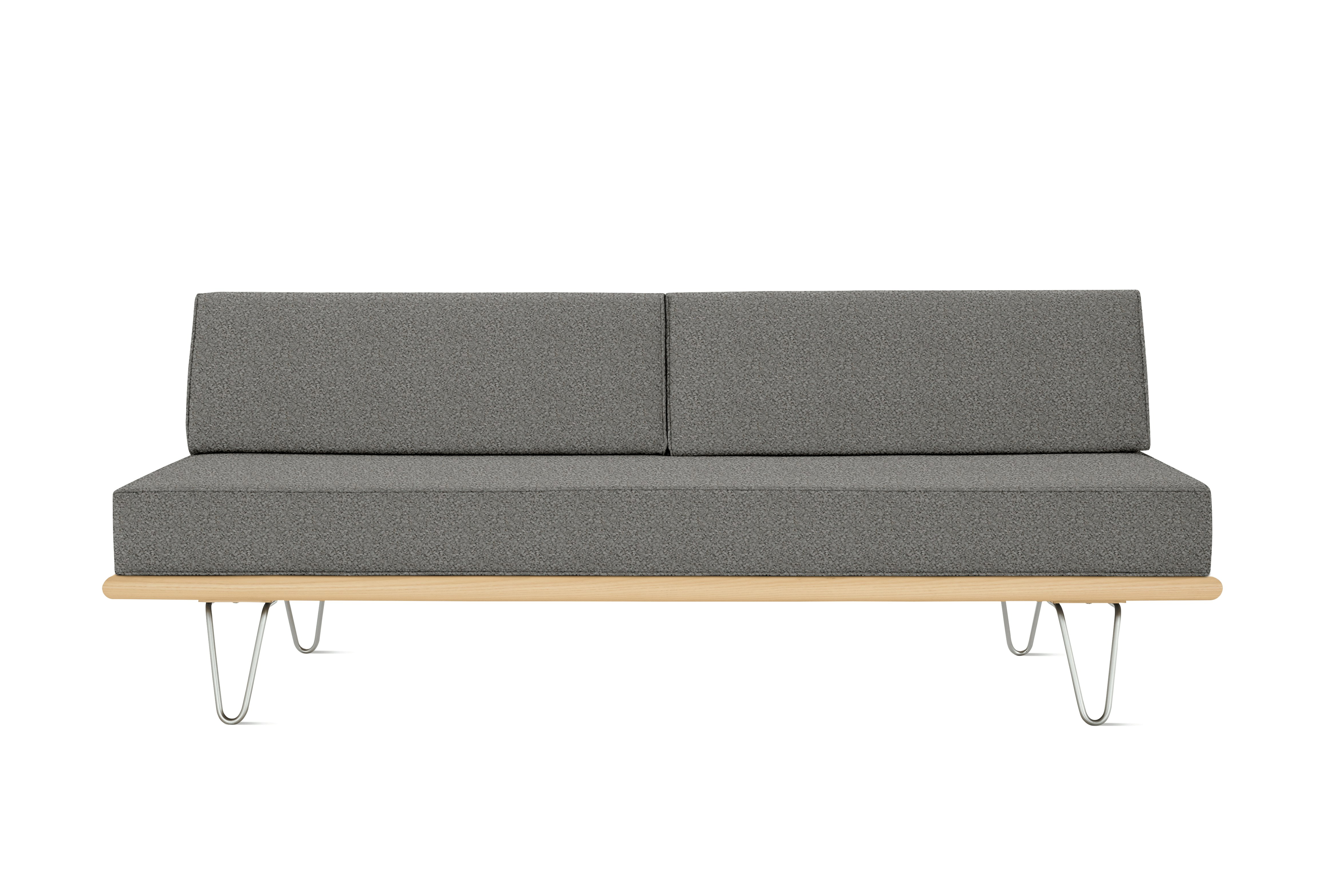 Nelson Daybed - Back Bolster,  Ash,  Whim,  Pewter,  Hairpin