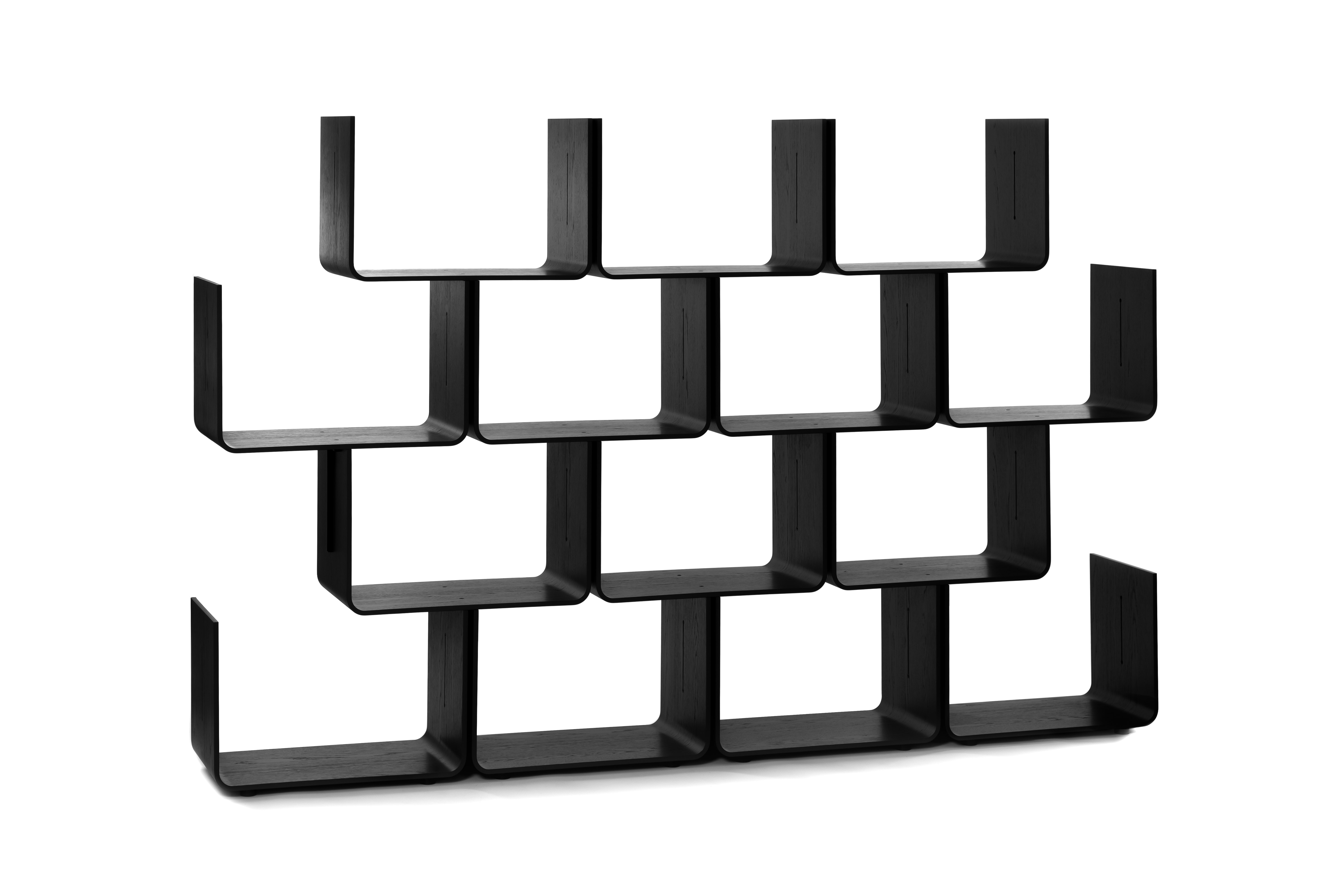 Elys&eacute;e Bookshelf, Configuration B in Black