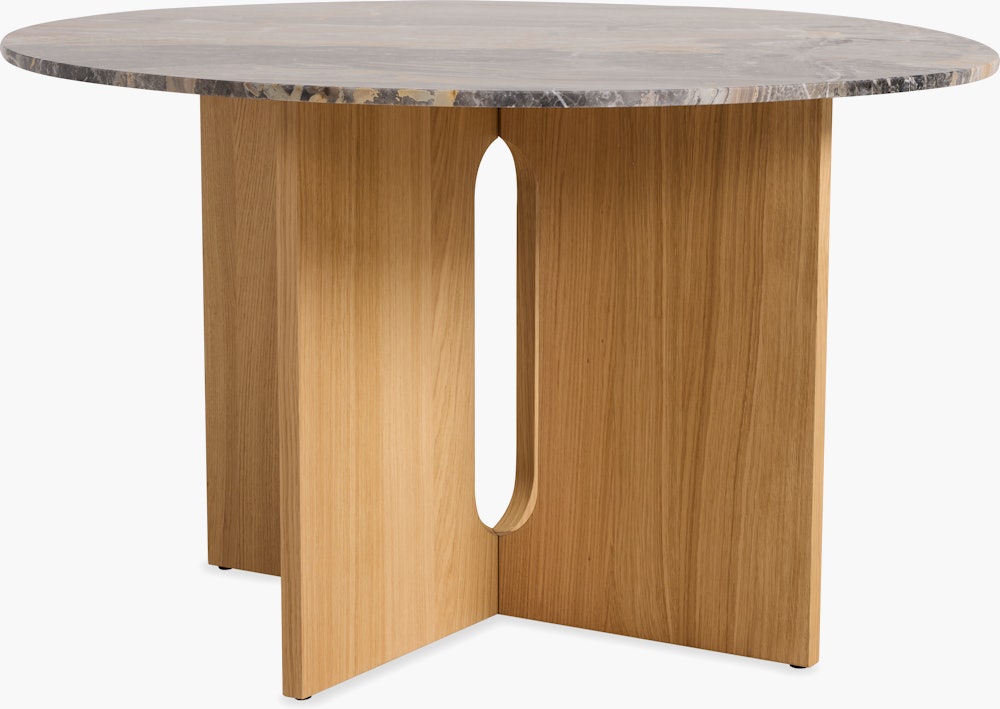 Androgyne Dining Table,  grey-galaxy,  oak