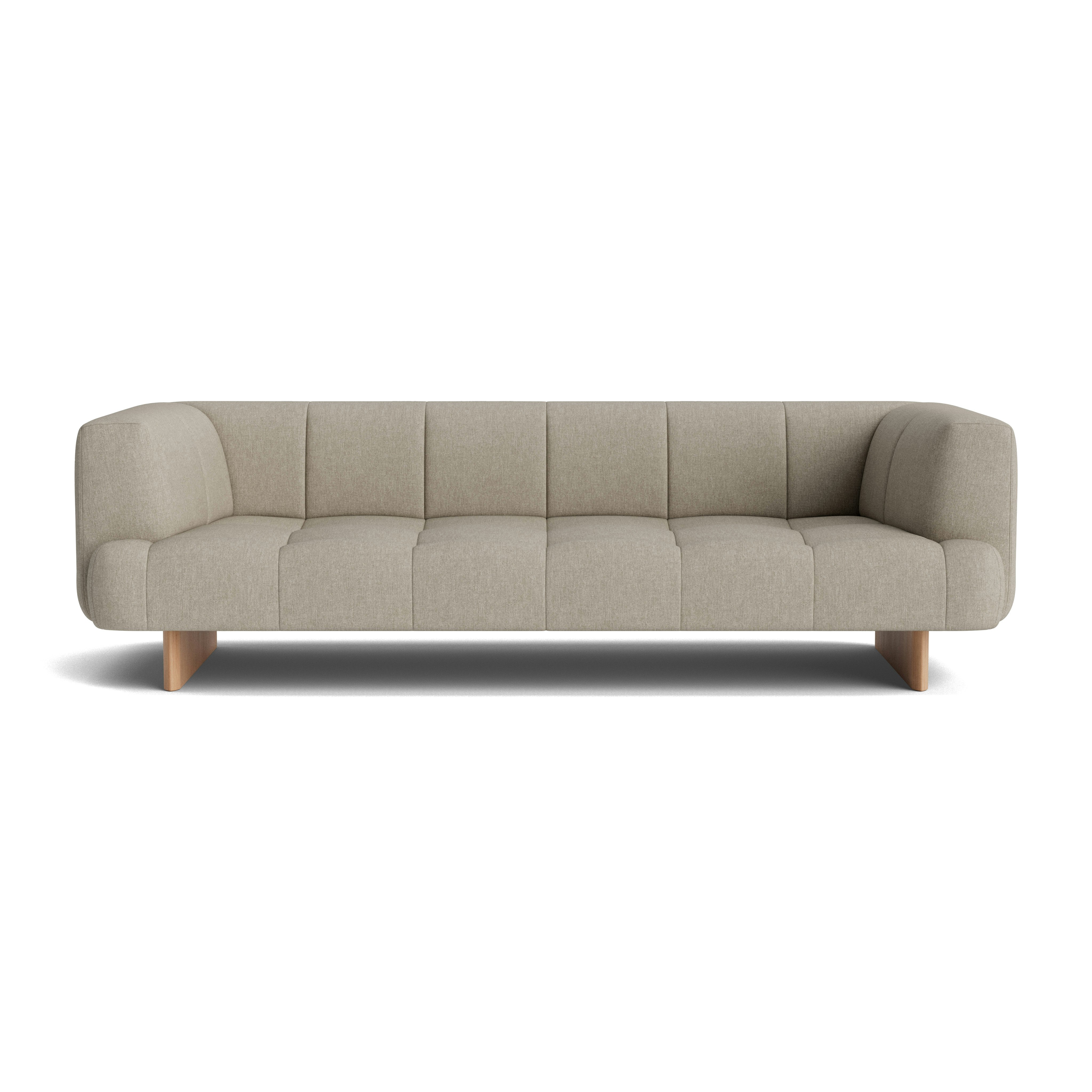 Quilton Lift Sofa - 3-Seat Sofa, Metaphor, Gazebo, Lacquered Oak