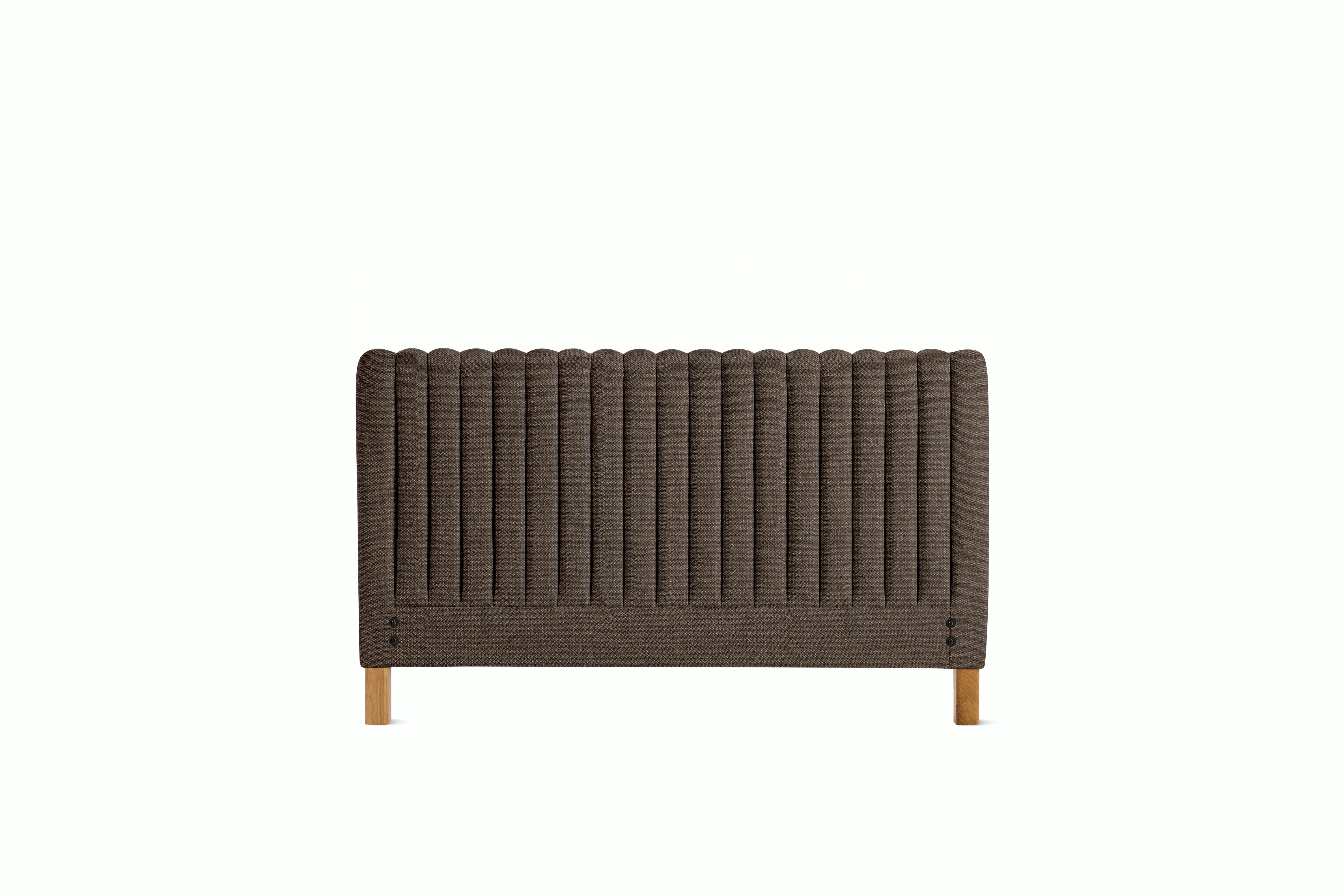 Charlotte Headboard - Standard in Oak and Album Linen Espresso