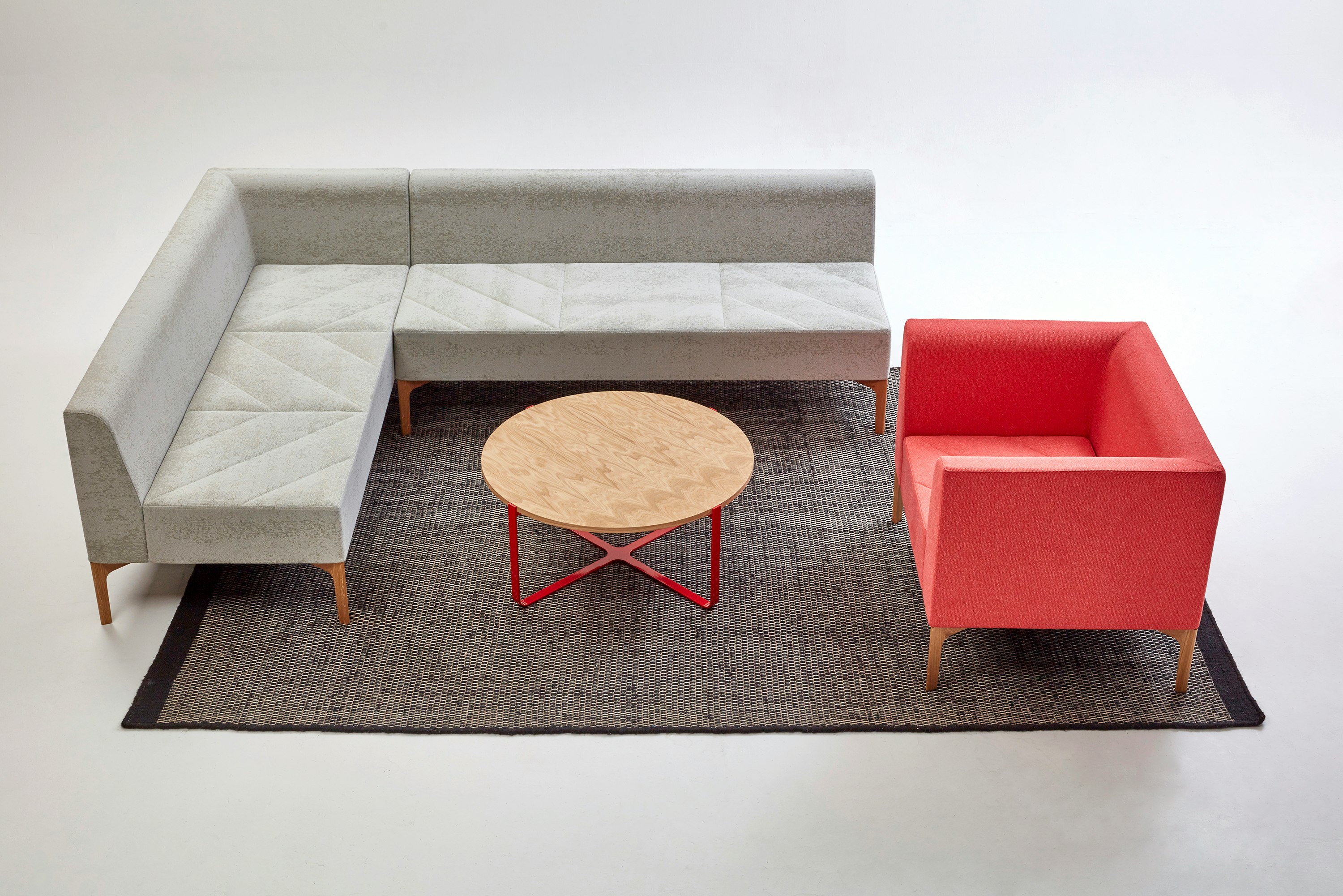 Hatch Lounge Chair with Hatch Modular Seating