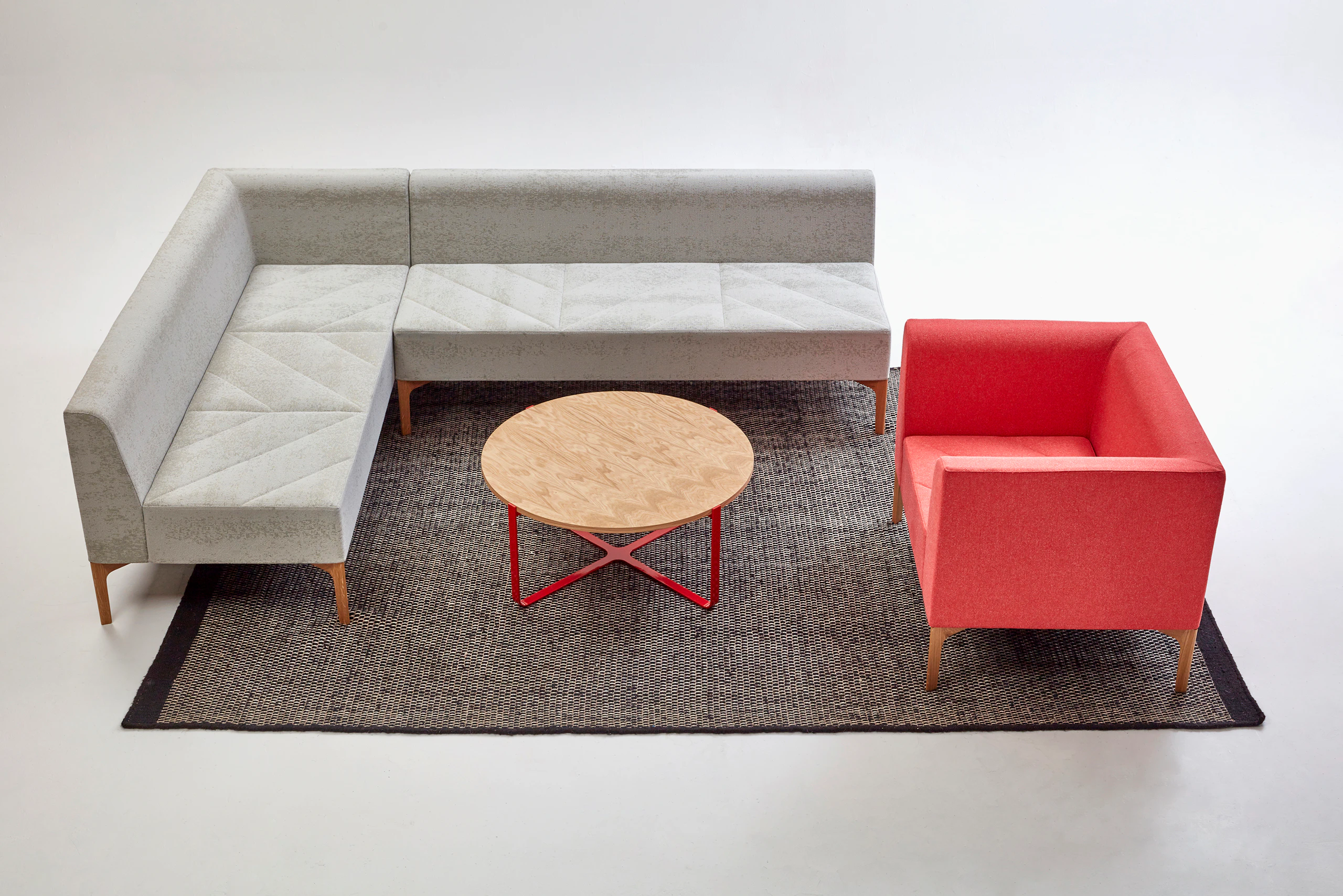 Hatch Lounge Chair with Hatch Modular Seating