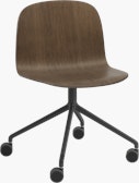 Visu Task Chair, Dark stained oak