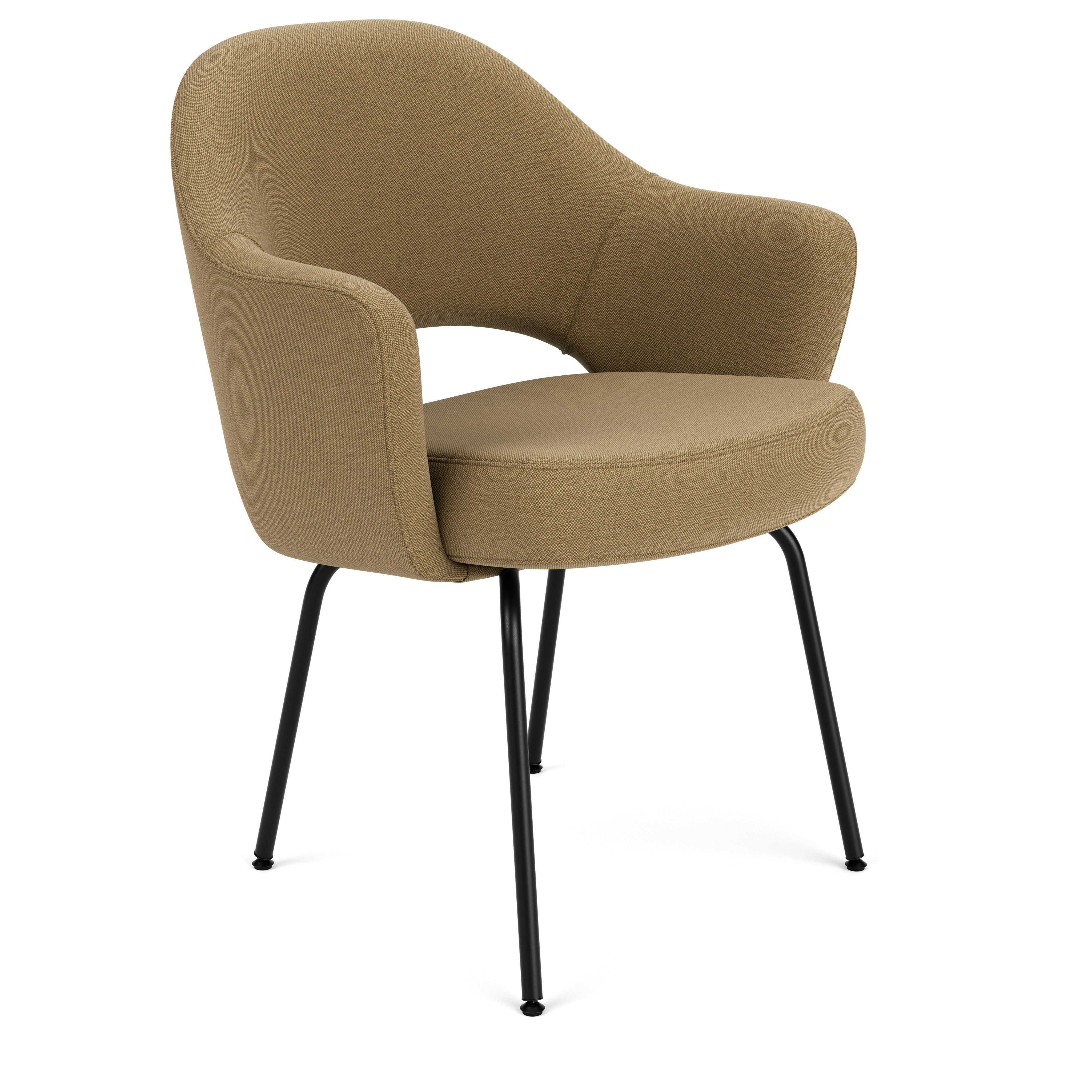 Saarinen Executive Armchair - Hourglass, Latte, Black