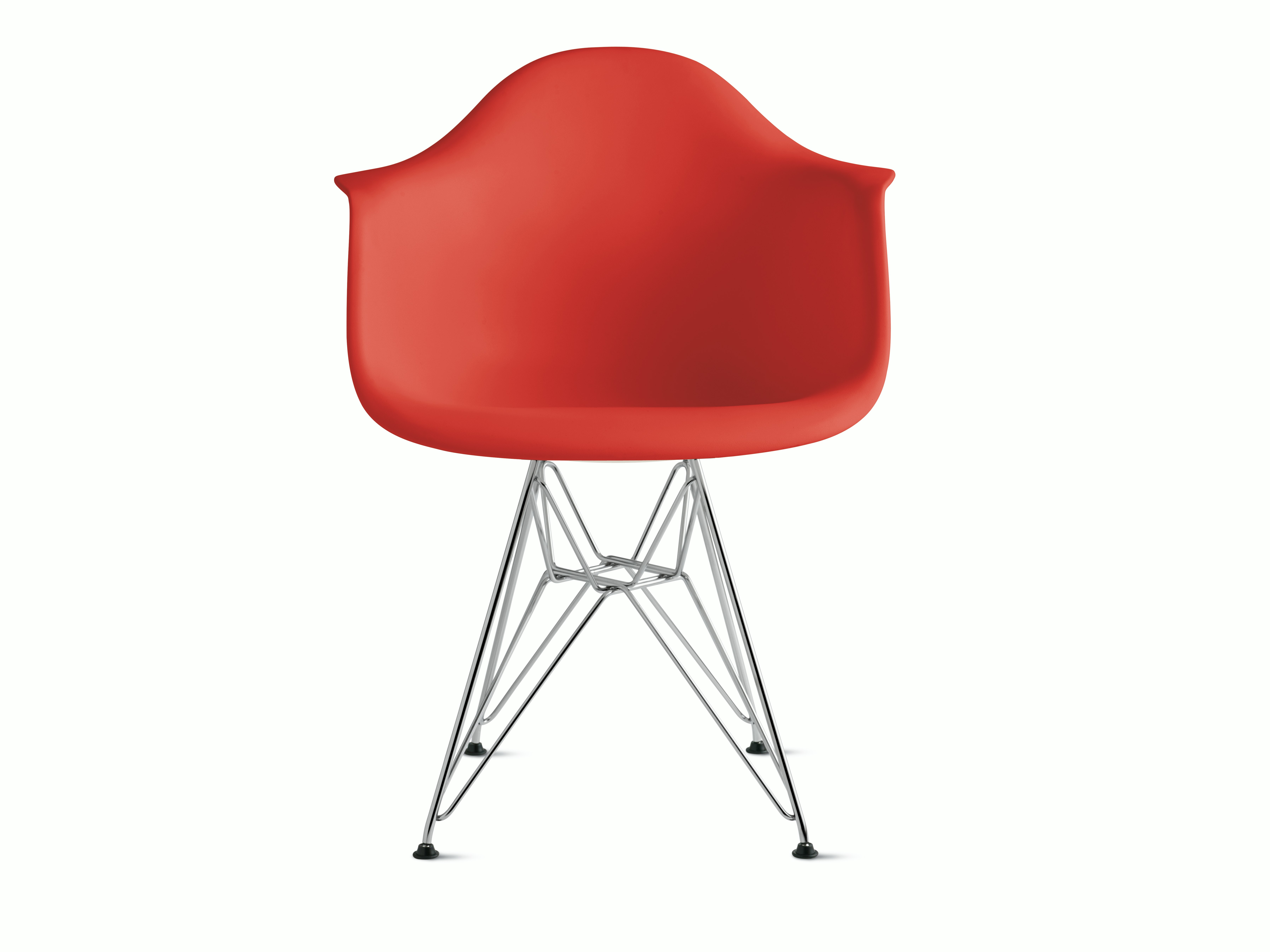 Eames Molded Plastic Wire-Base Armchair (DAR)