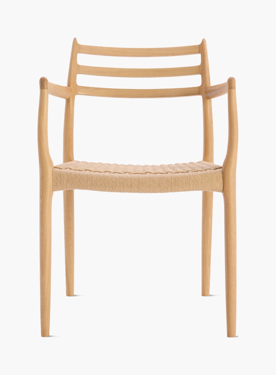 Moller Model 62 Armchair with Woven Seat