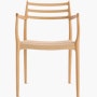 Moller Model 62 Armchair Moller Model 62 Armchair with Leather Seat