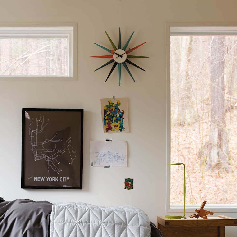 Nelson Sunburst Clock