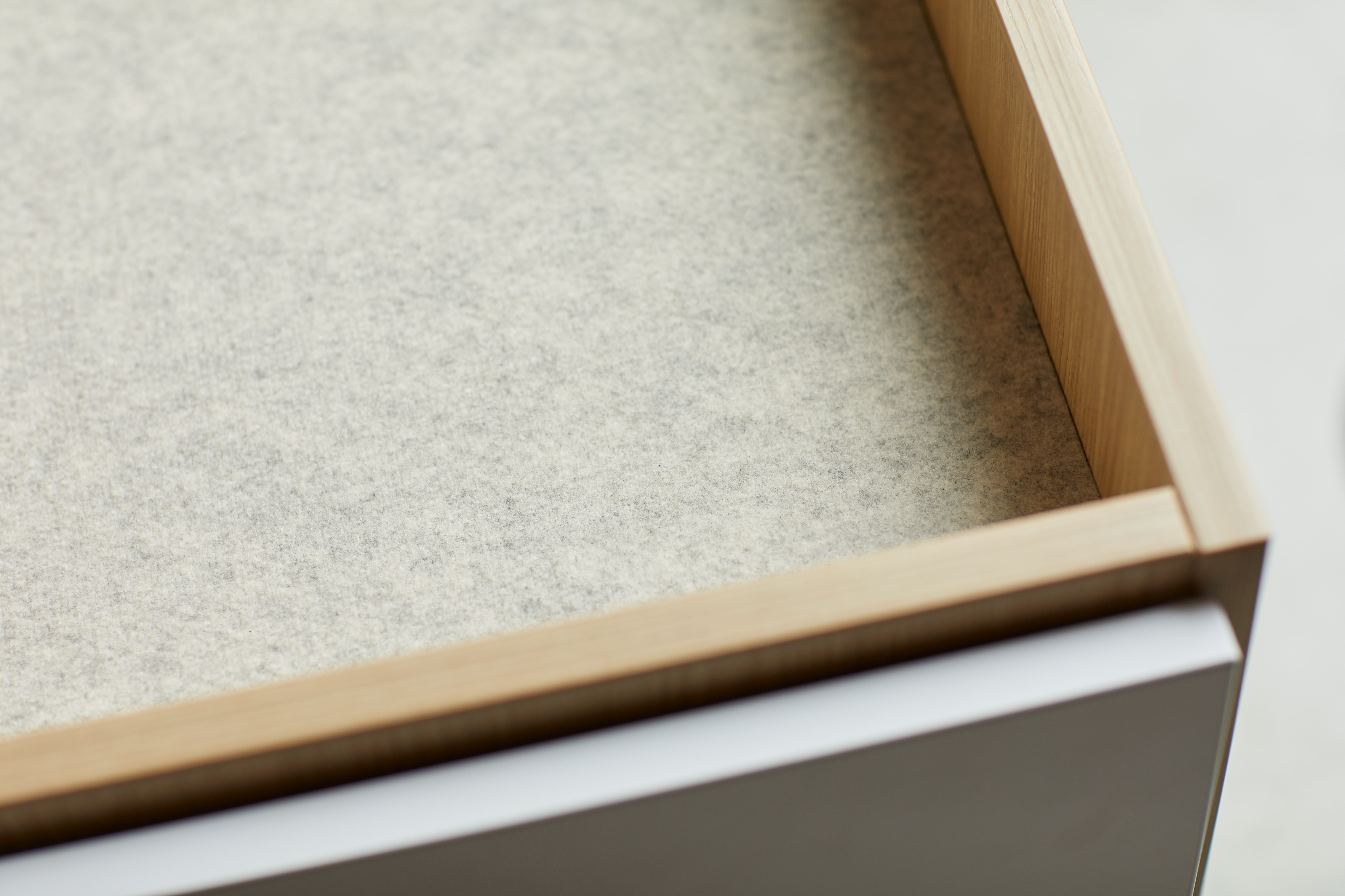 anchor tray top liner PET felt mobile pedestal accessory personal storage organization goldmound yellow