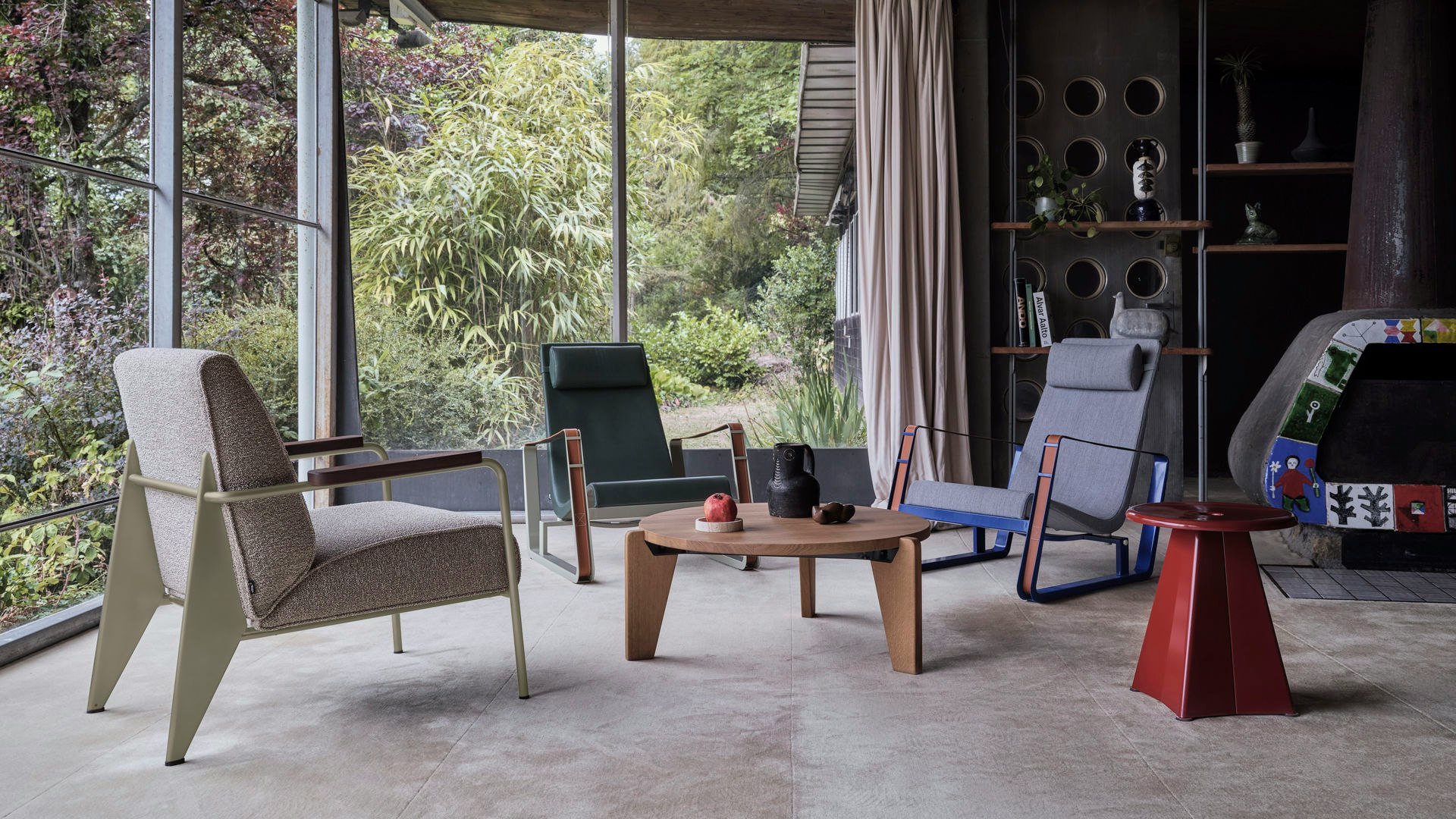 Prouv&eacute; Tabouret Metallique