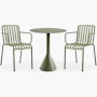 Palissade Café Set Palissade Café Set, Cone Table Round