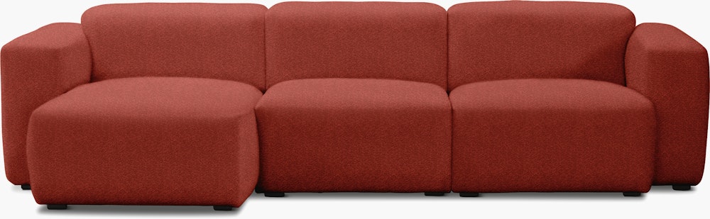 Mags Soft Low Sectional with Chaise Narrow - Left