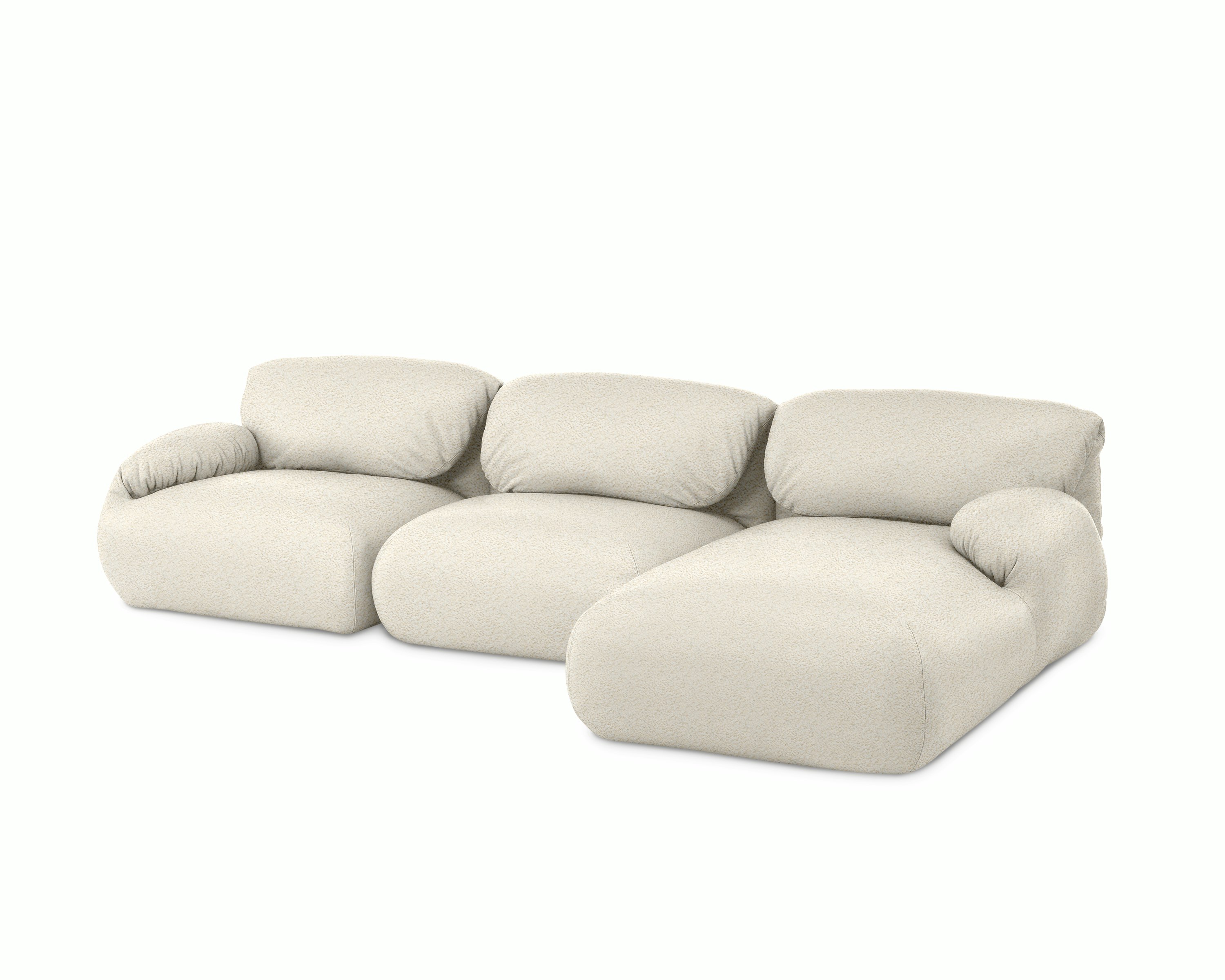 Luva Modular 3 Seat Sectional  - Right