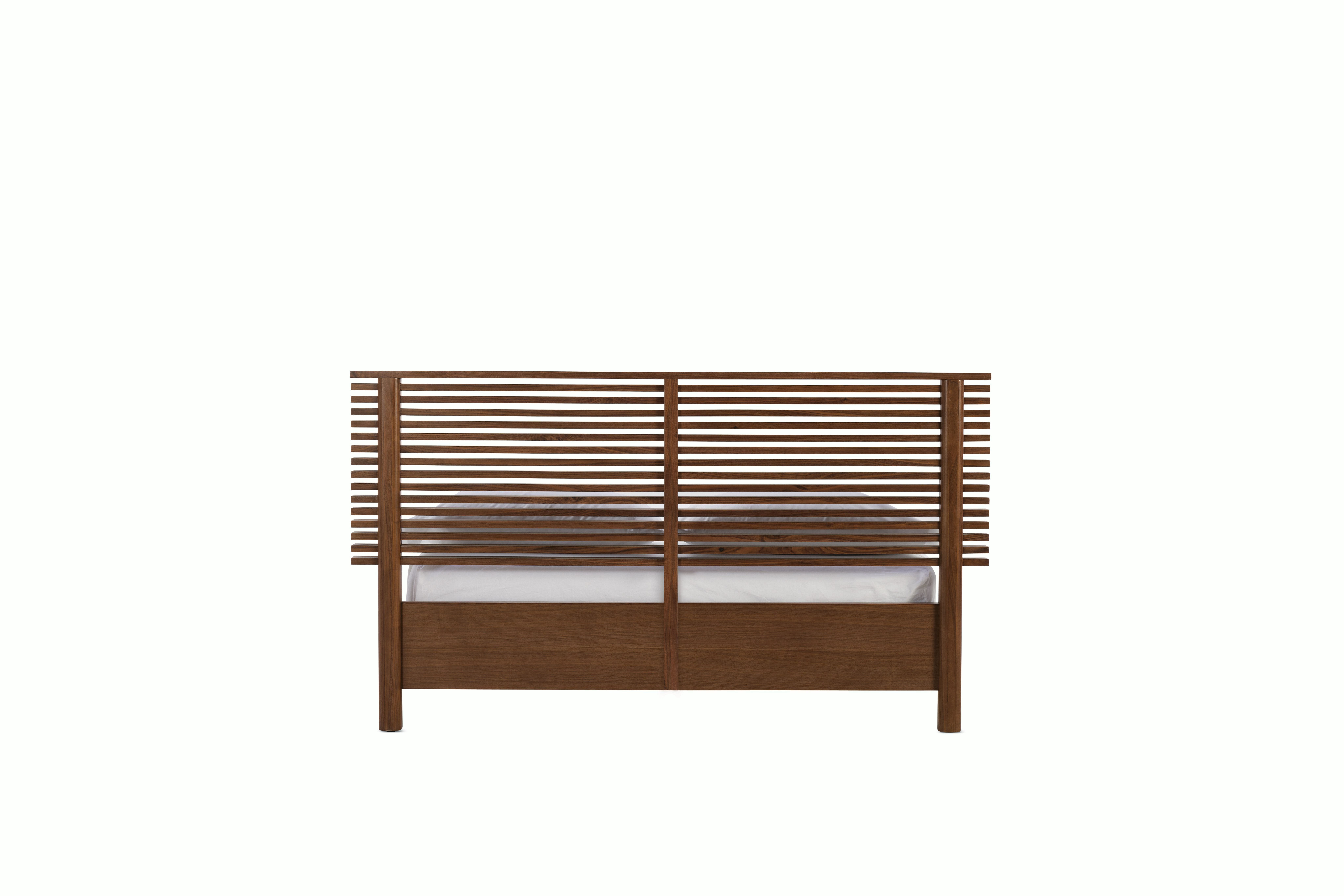 Line Bed 2.0, Queen, Walnut