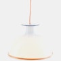 Mark Pendant - 11.8 x 8.46, Orange / Blue