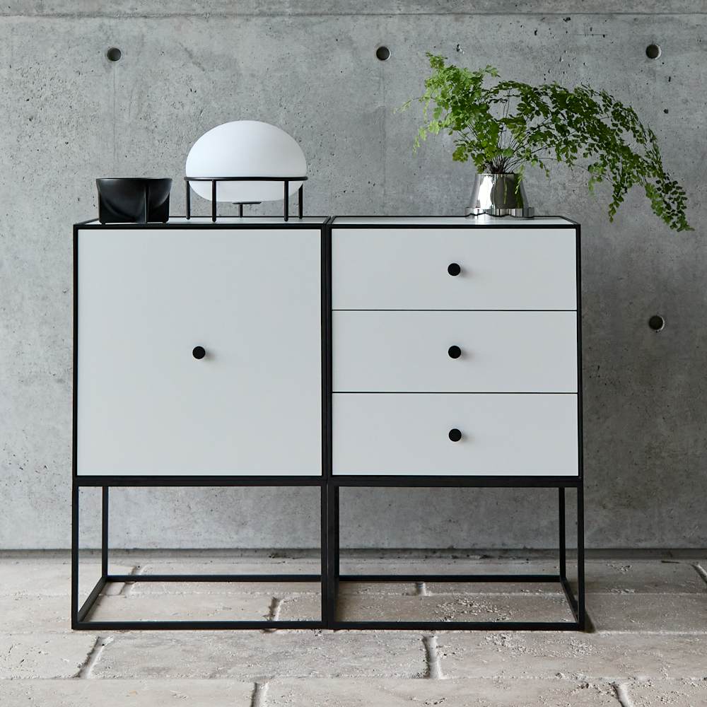 Frame Sideboard and Pump Table Lamp