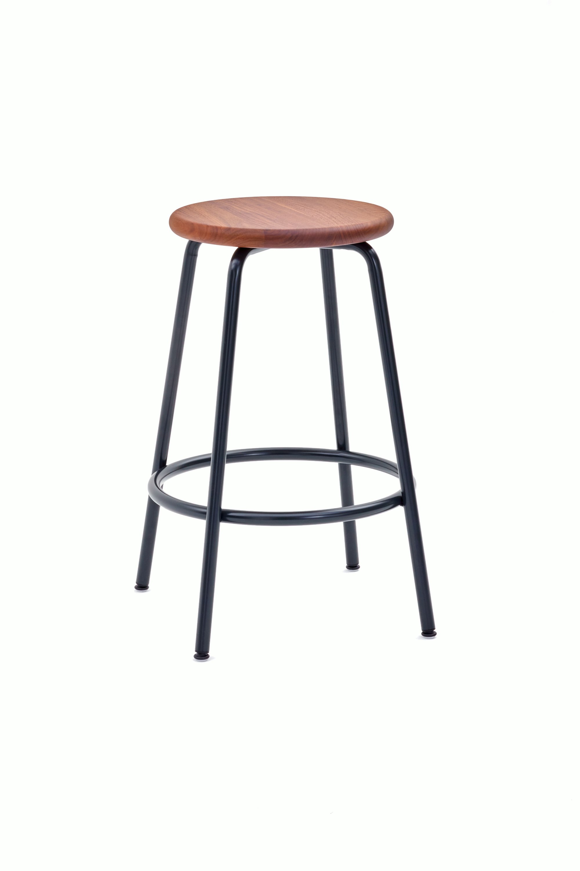 naughtone, The warmly familiar and beautifully crafted Penny Stool is appealingly flexible with a wide variety of leg color