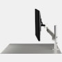 Lima Monitor Arm - Single Arm, White