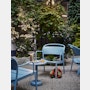 Linear Steel Lounge Armchair