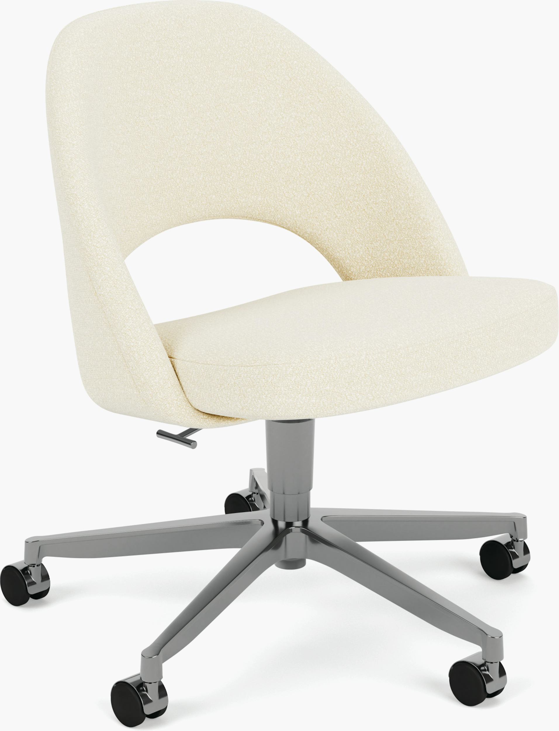 Saarinen Executive Office Side Chair, Cement at Design Within Reach