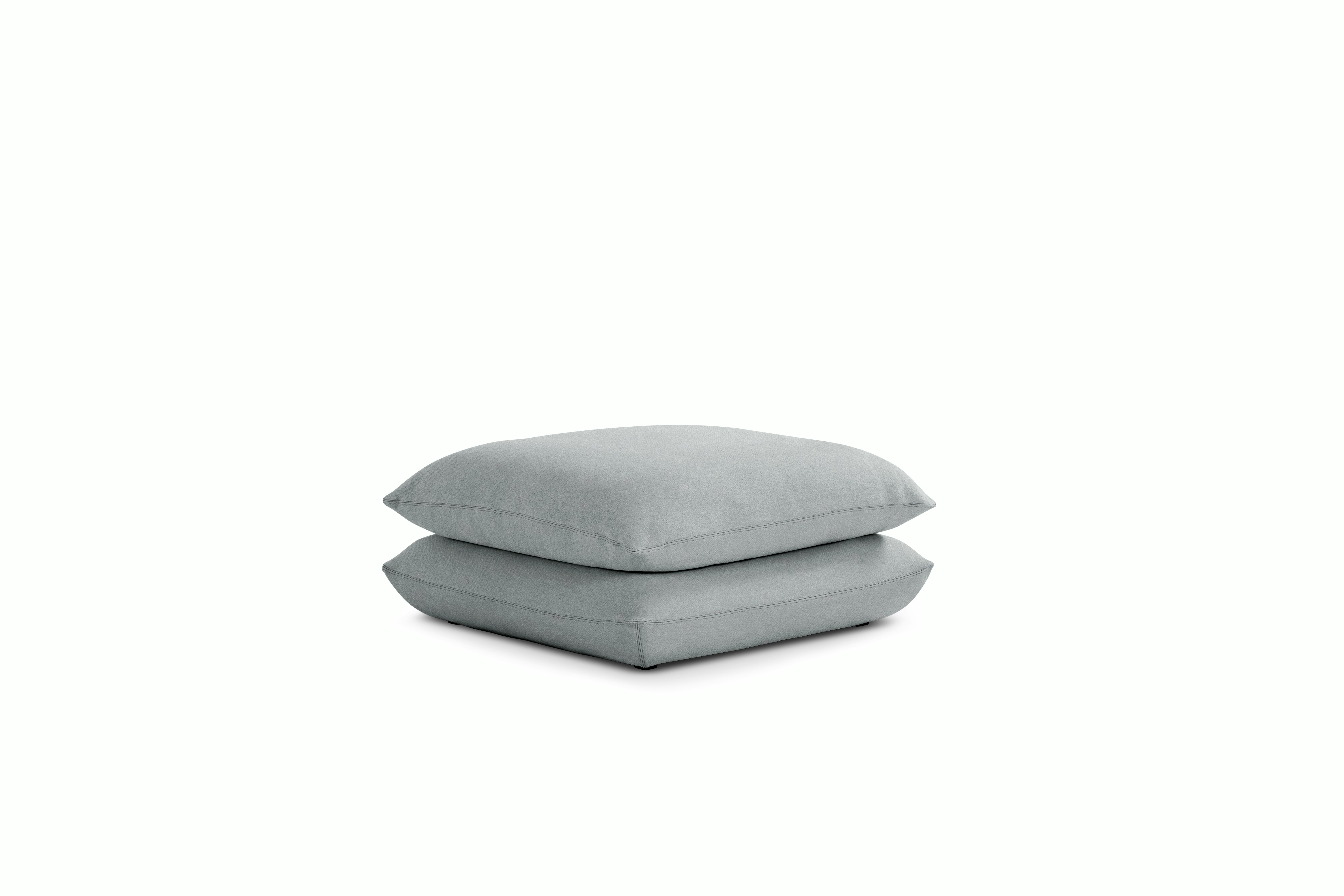 Pillo Ottoman - Standard or Deep Utopia  Fog