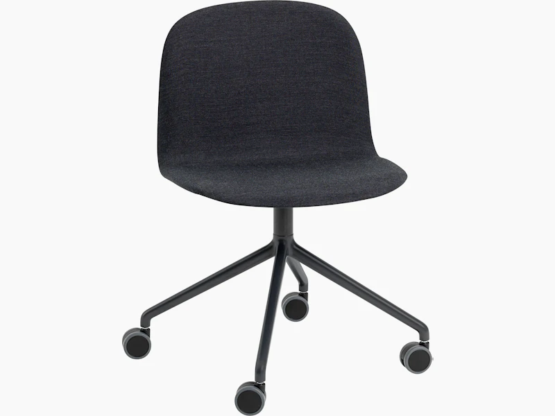 Visu wide swivel castors remix 183 black MUUTO 5000x5000