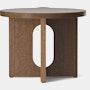 Androgyne Side Table, Dark Stained Oak