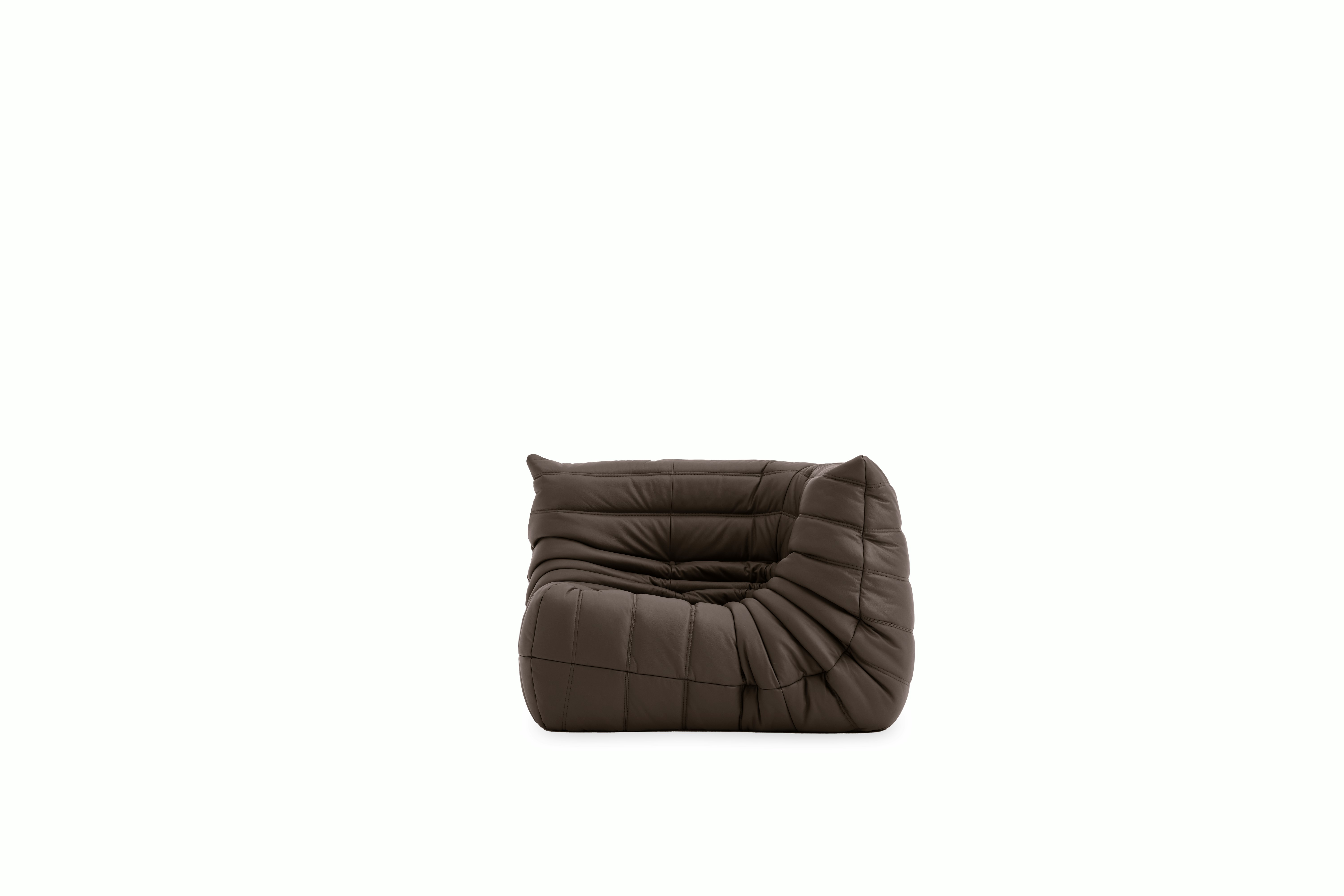 TOGO Corner Seat - Opera Leather,  tobacco