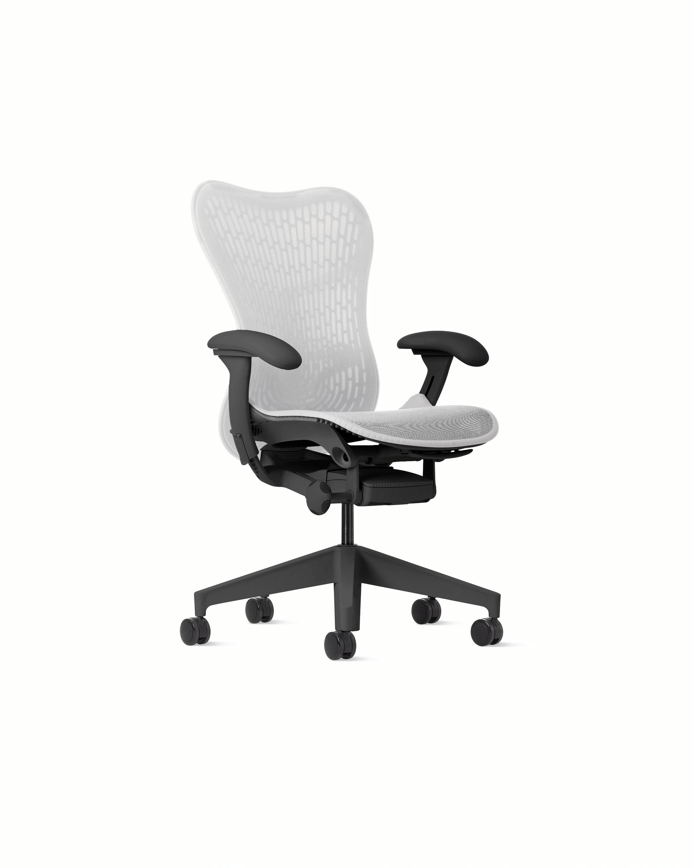 Mirra 2 Chair in Graphite with Alpine Butterfly Suspension and FlexFront seat