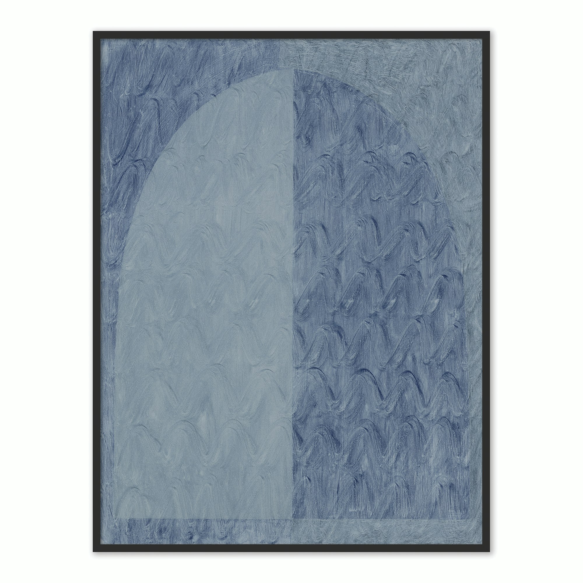 Blue Arch in Squiggle Fog by Aschely Vaughan Cone