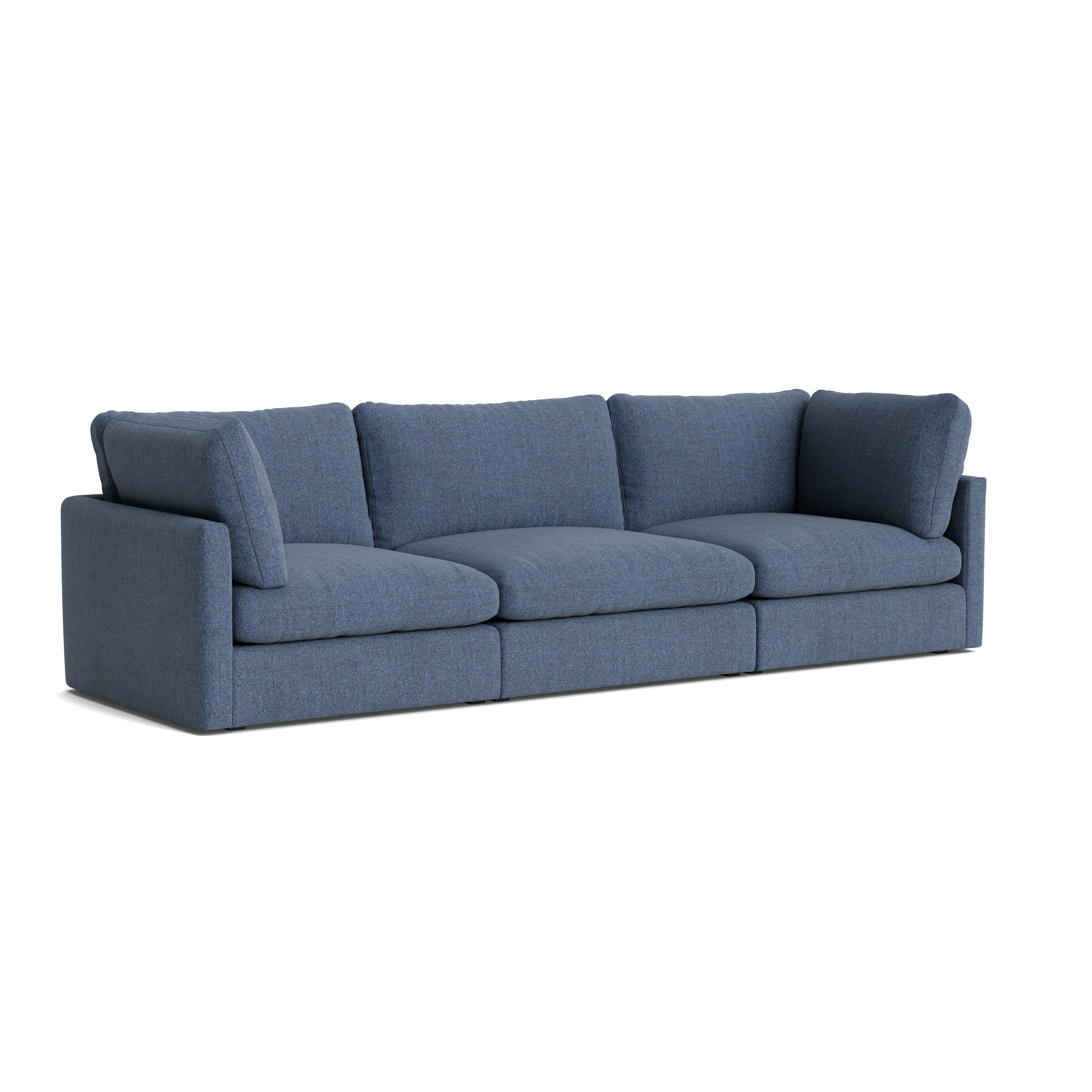 Hackney Compact 3 Seat Sofa - Beck, Letterpress 010