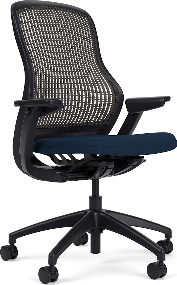 ReGeneration Task Chair - Height Adjustable, Dark, Espresso, Bluemarine, Plastic, Hard Wheel