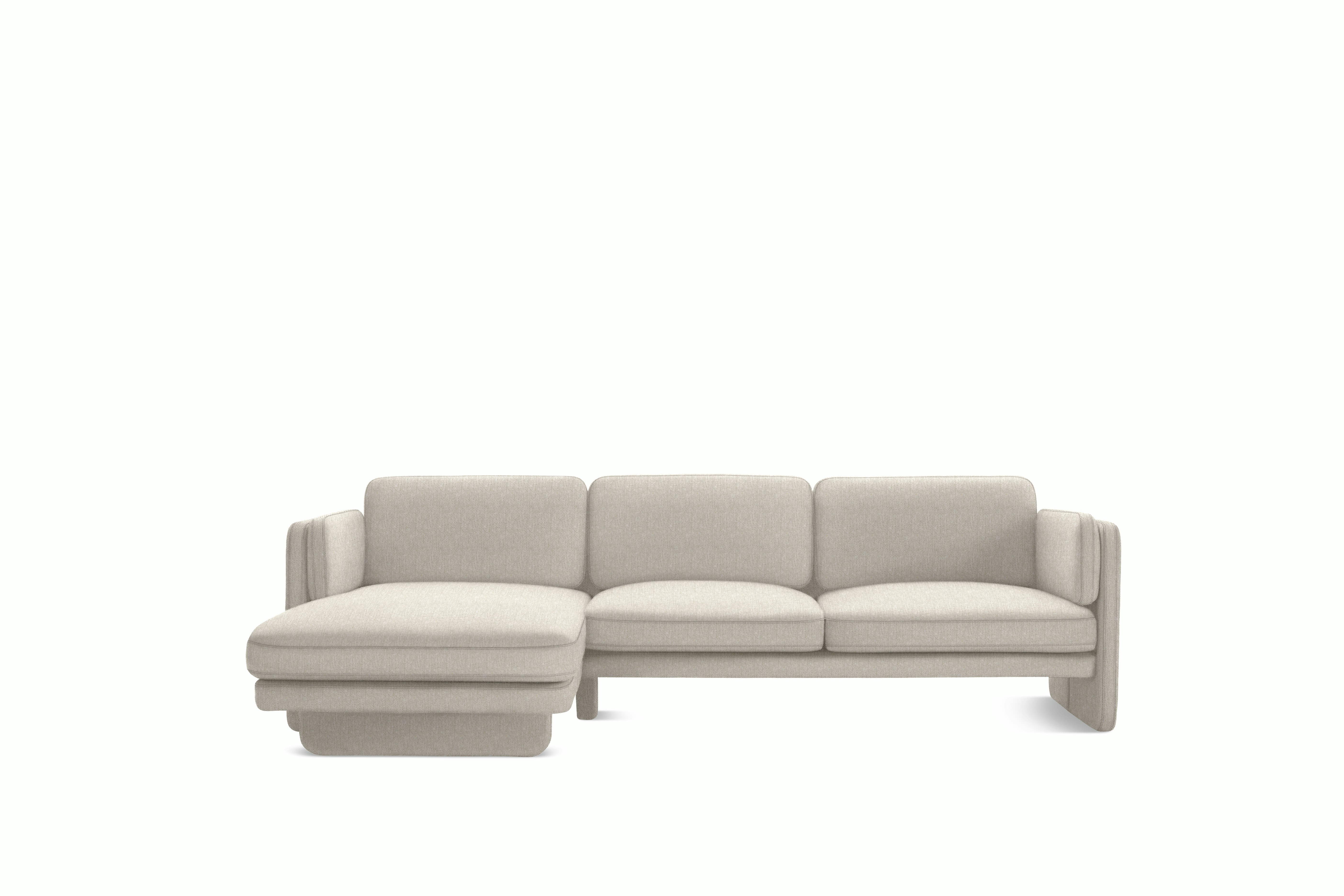 Pastille Sectional Chaise 105" - Left Facing