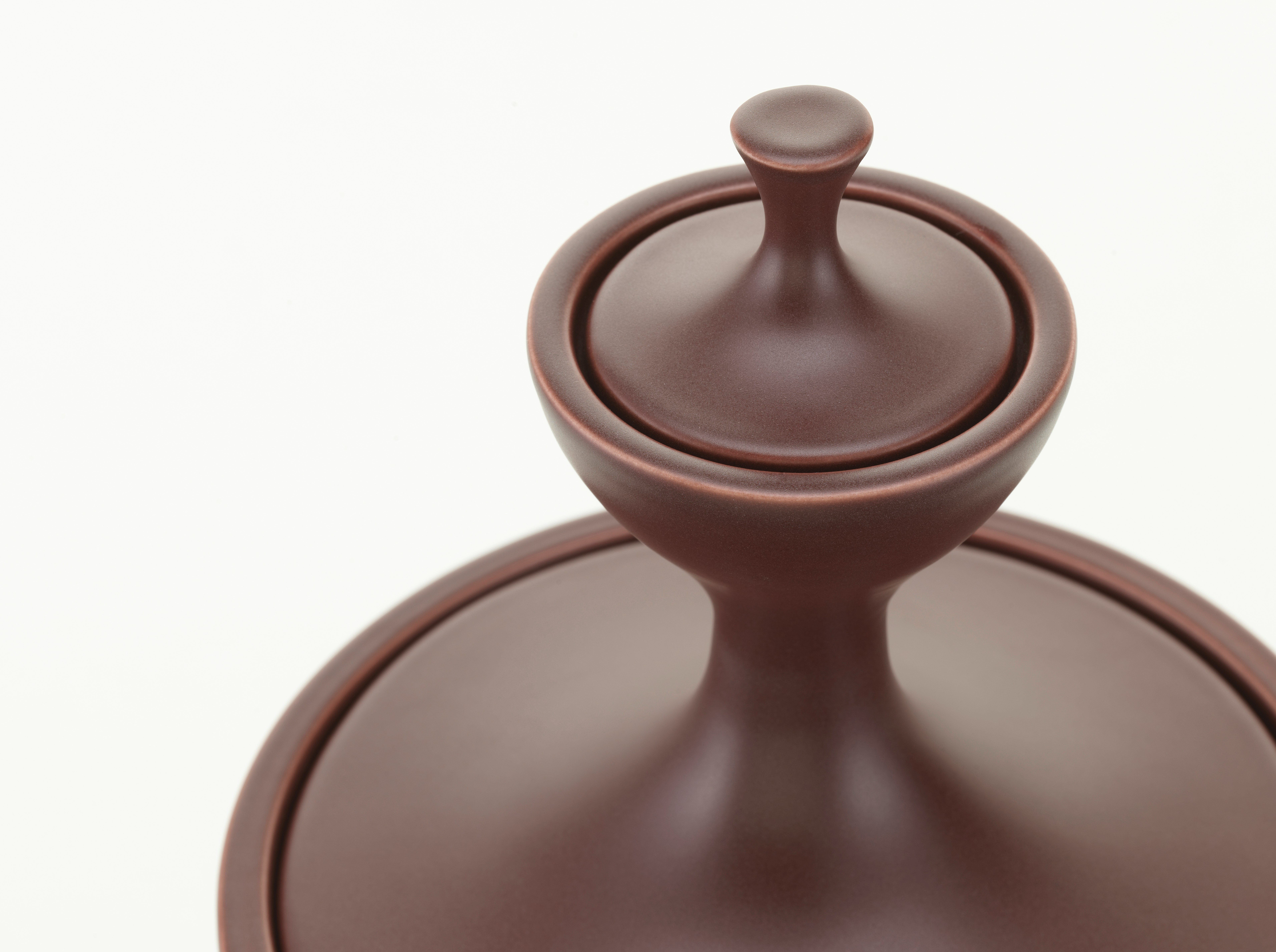 Ceramic Containers - No. 1, Dark Aubergine