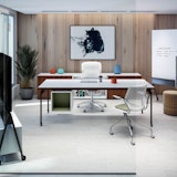 Private Office Antenna Workspaces Generation by Knoll MultiGeneration by Knoll Antenna Horsepower Media Cart KnollExtra Scribe Mobile Markerboard Rockwell Unscripted Upholstered Cylinder