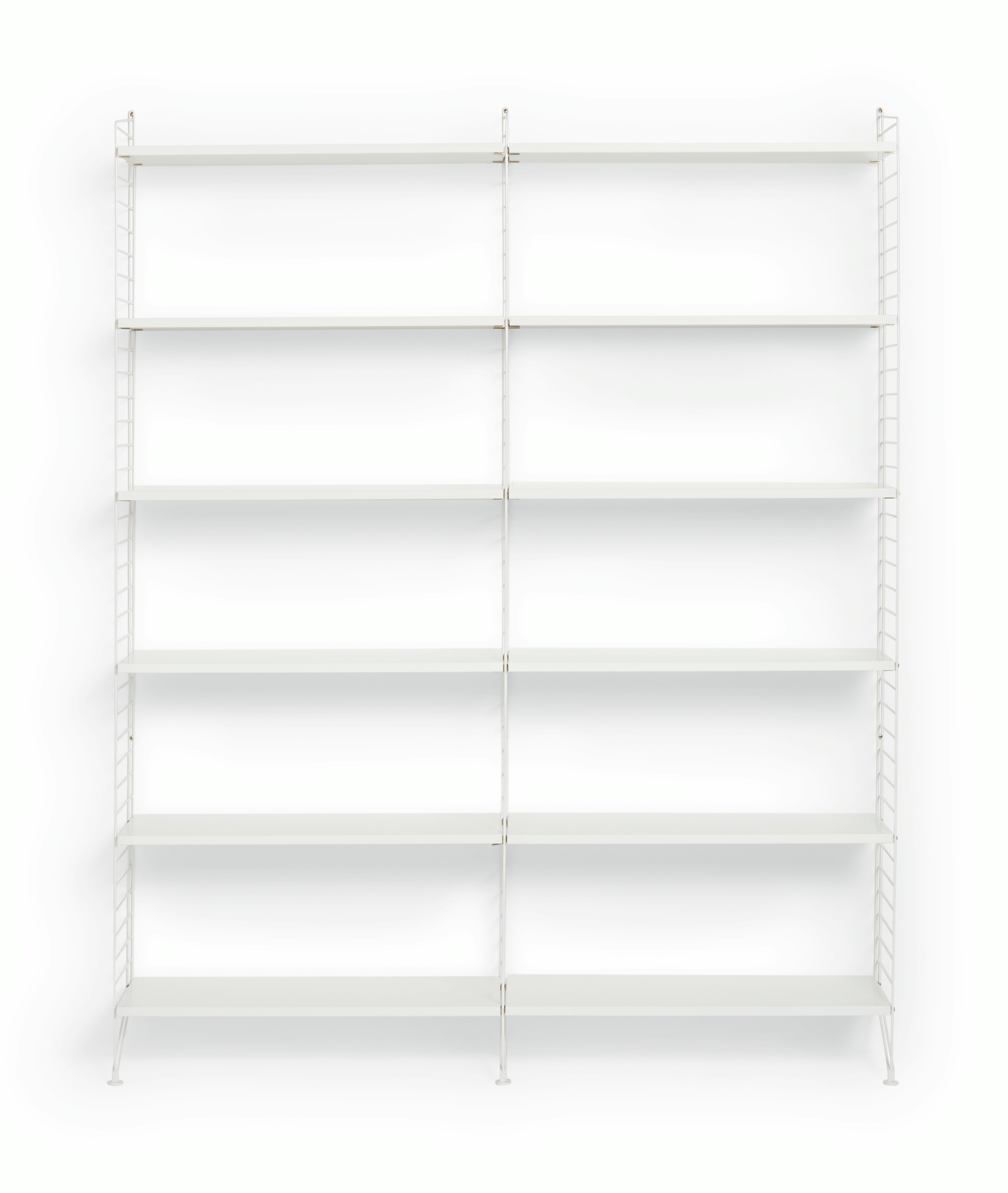 String Floor Shelving, 2 Bay