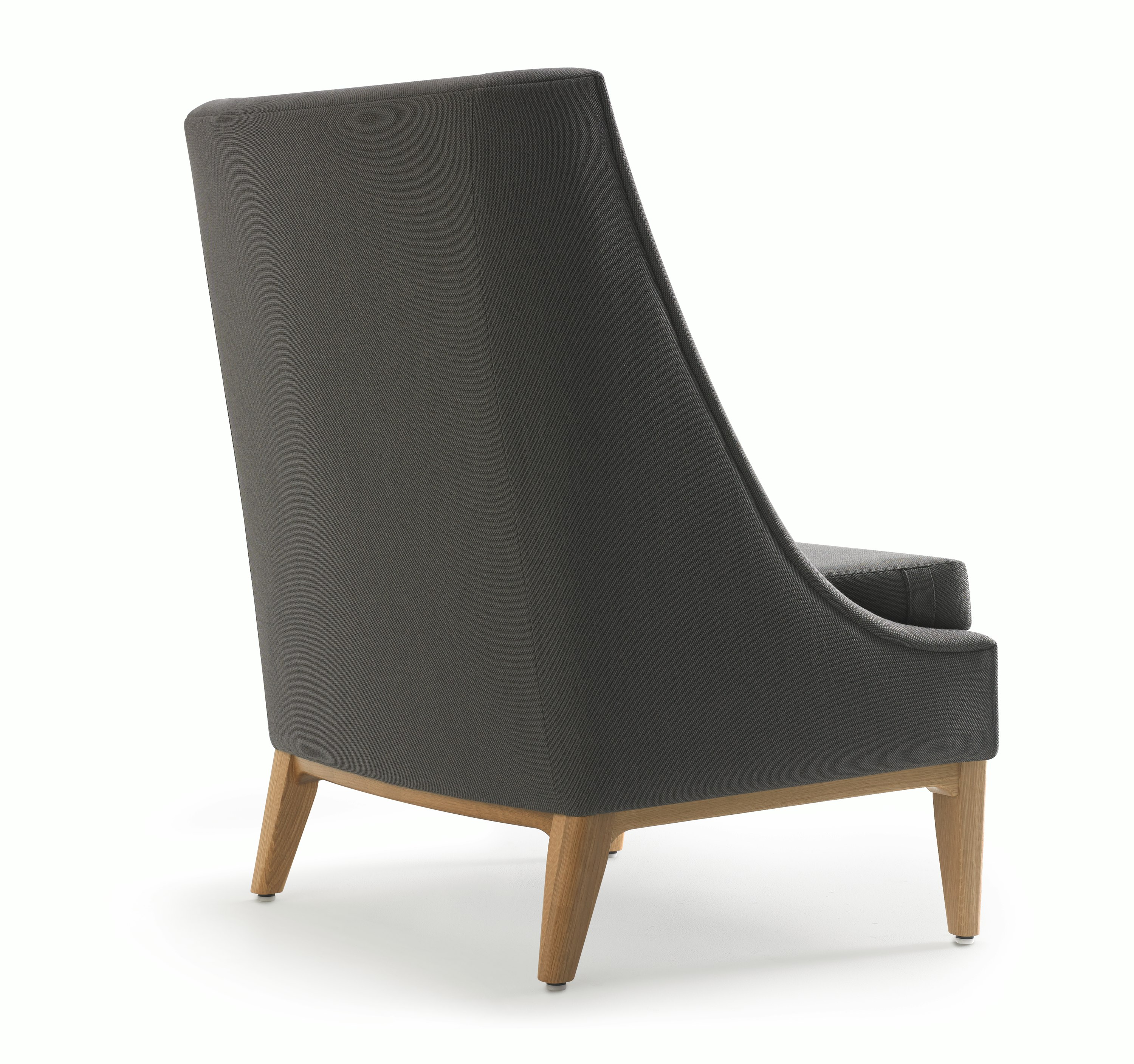 Three-quarter rear view of Iris Lounge.