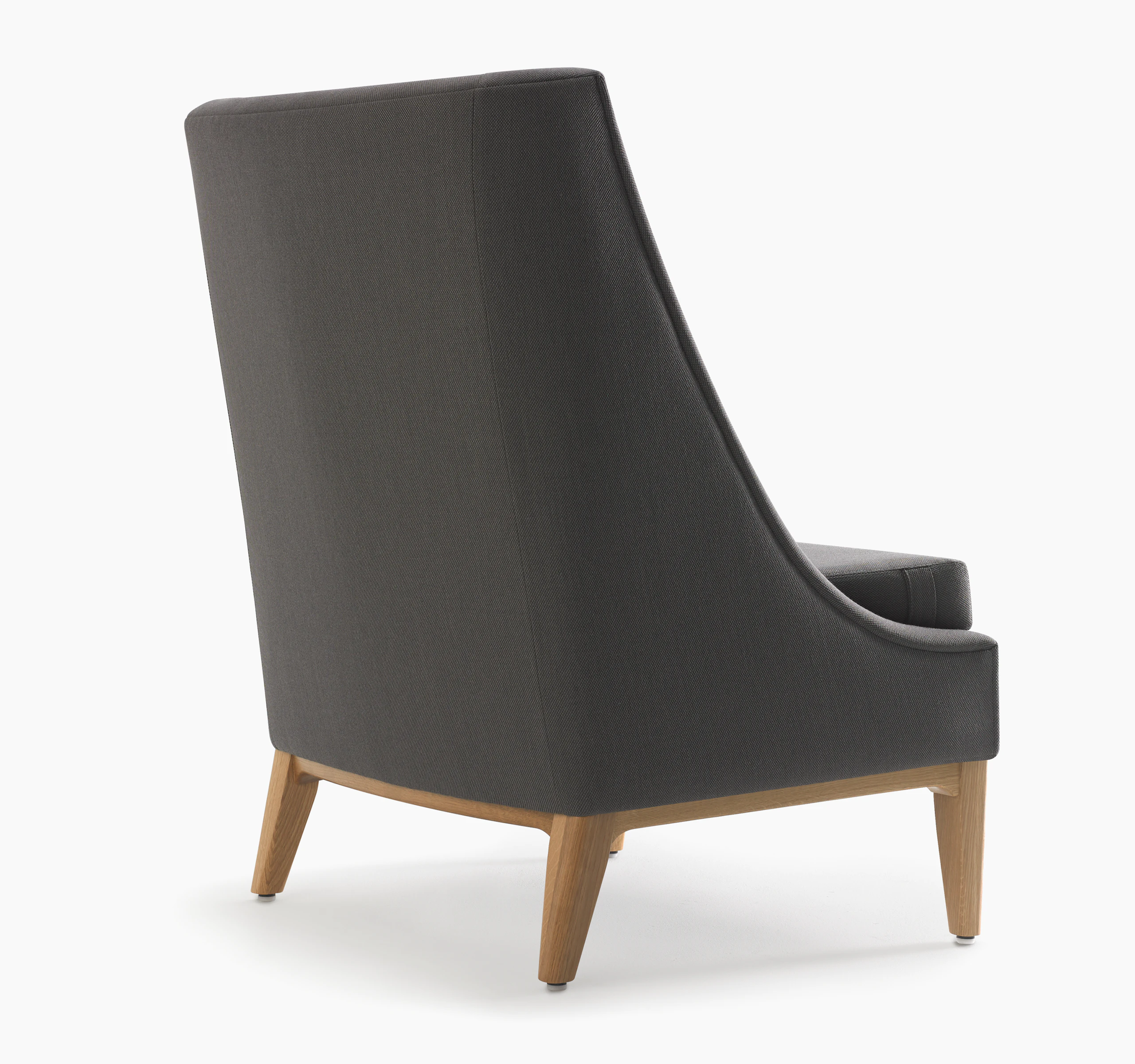 Three-quarter rear view of Iris Lounge.