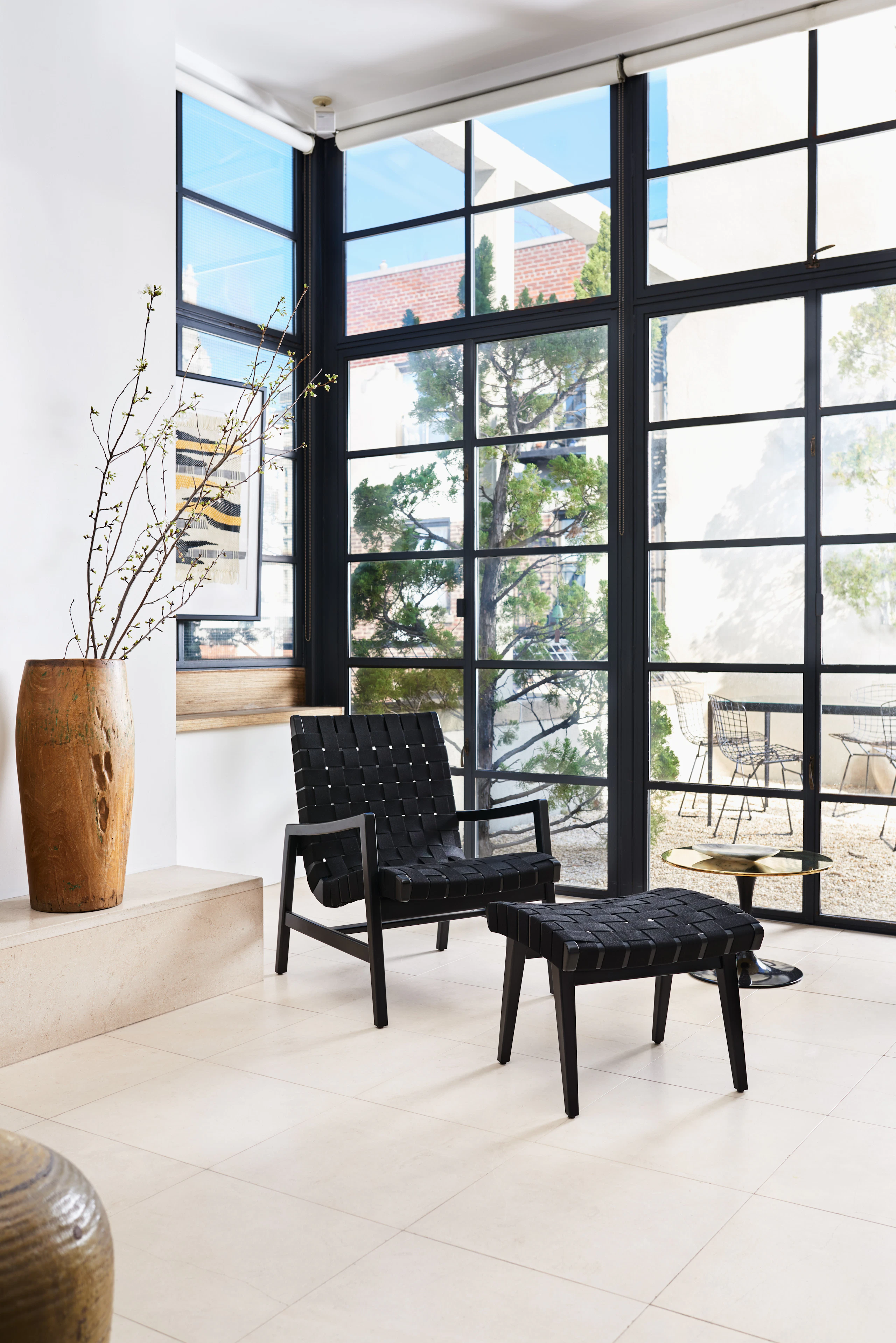 Risom lounge chair ottoman knollstudio