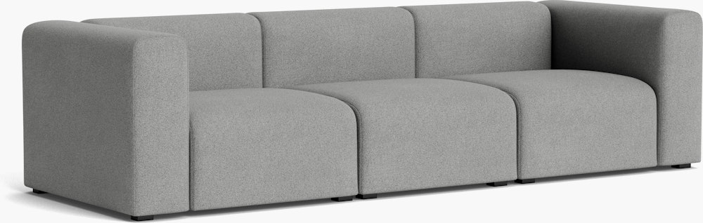 Mags 3 Seat Sofa - Pecora, Grey