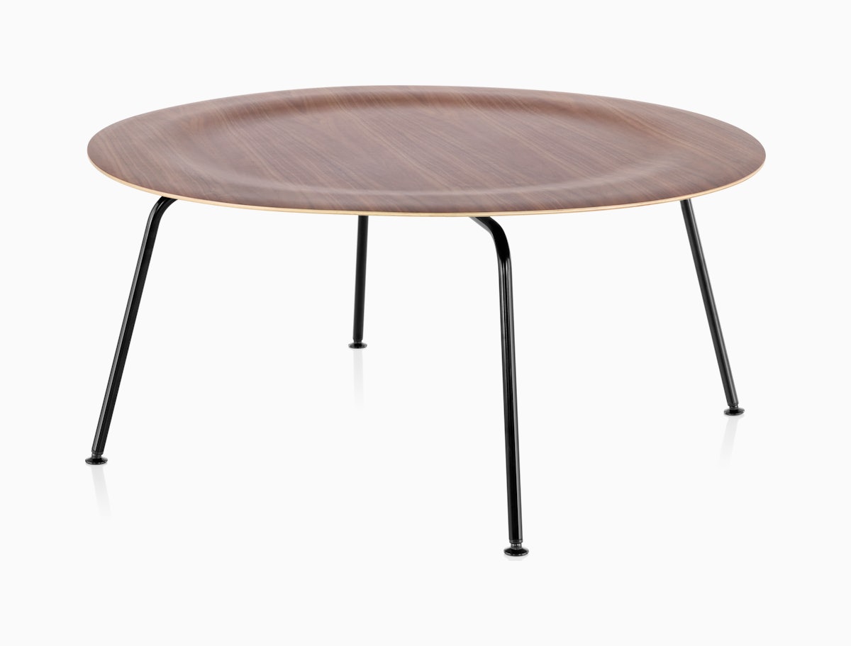 Eames Molded Plywood Coffee Table Metal Base