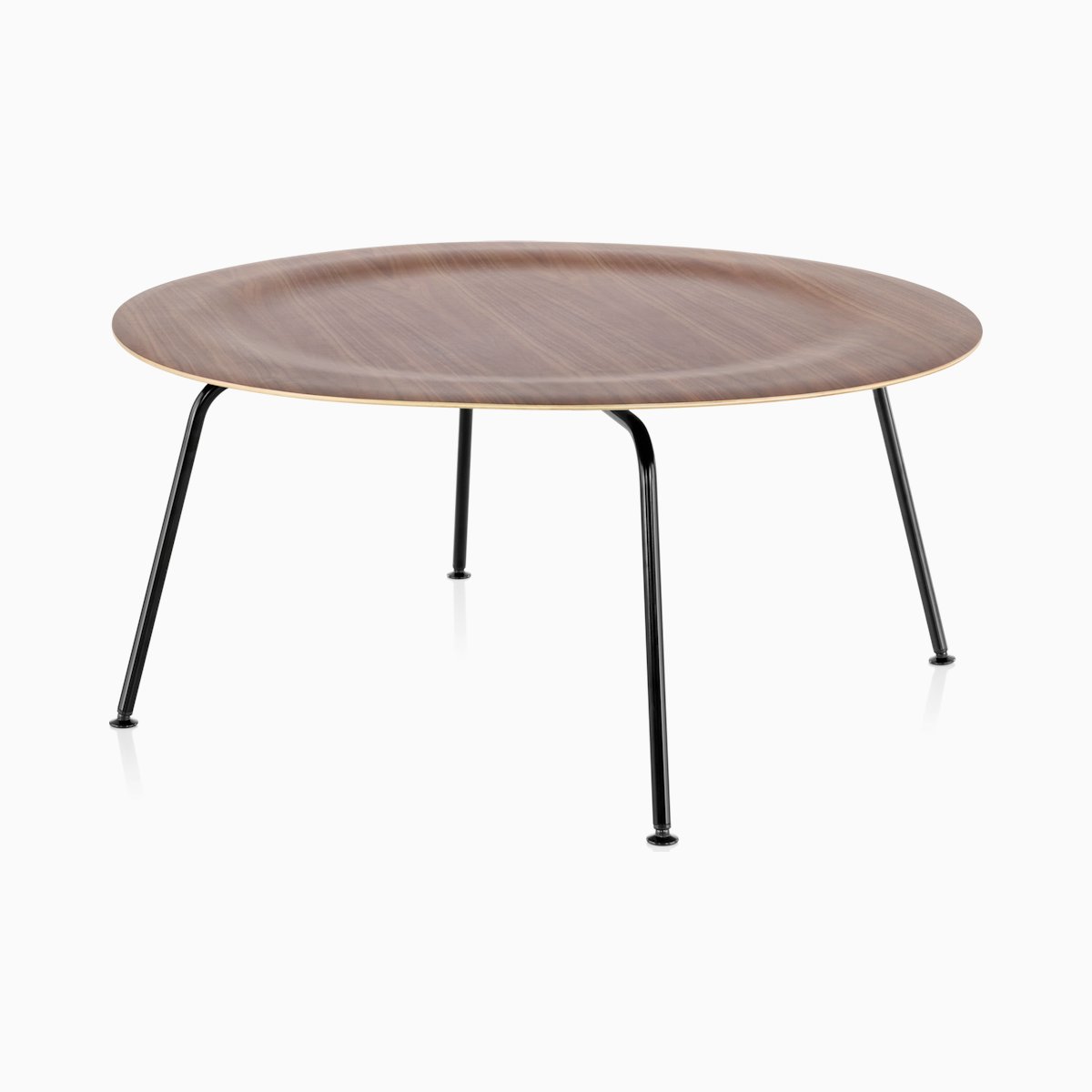 Eames Molded Plywood Coffee Table Metal Base