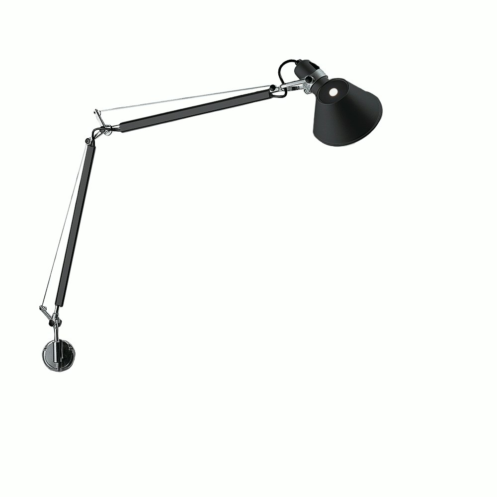 Tolomeo Wall Mount Lamp,  Standard,  J Bracket
