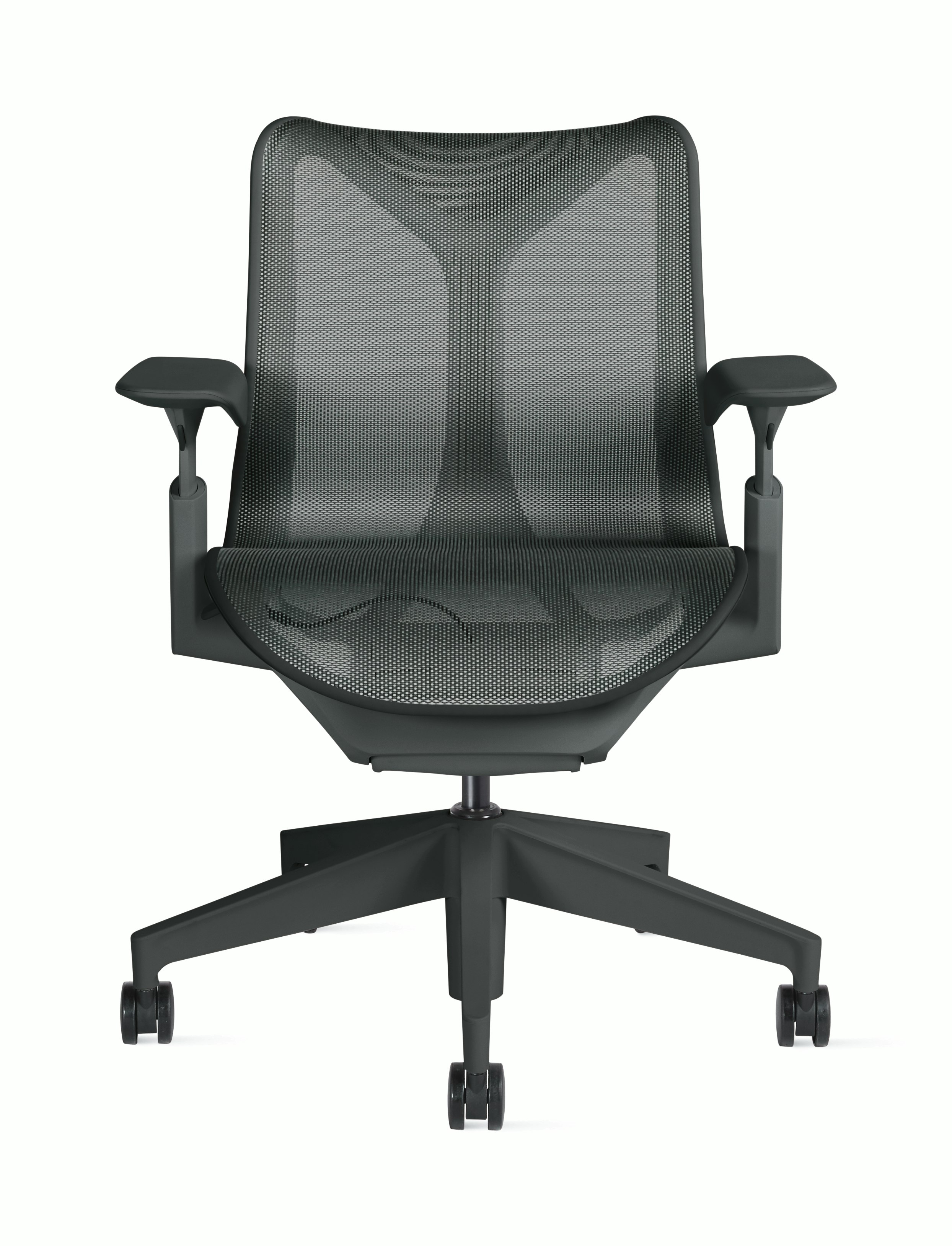 Cosm Task Chair Low Back Adjustable Arm