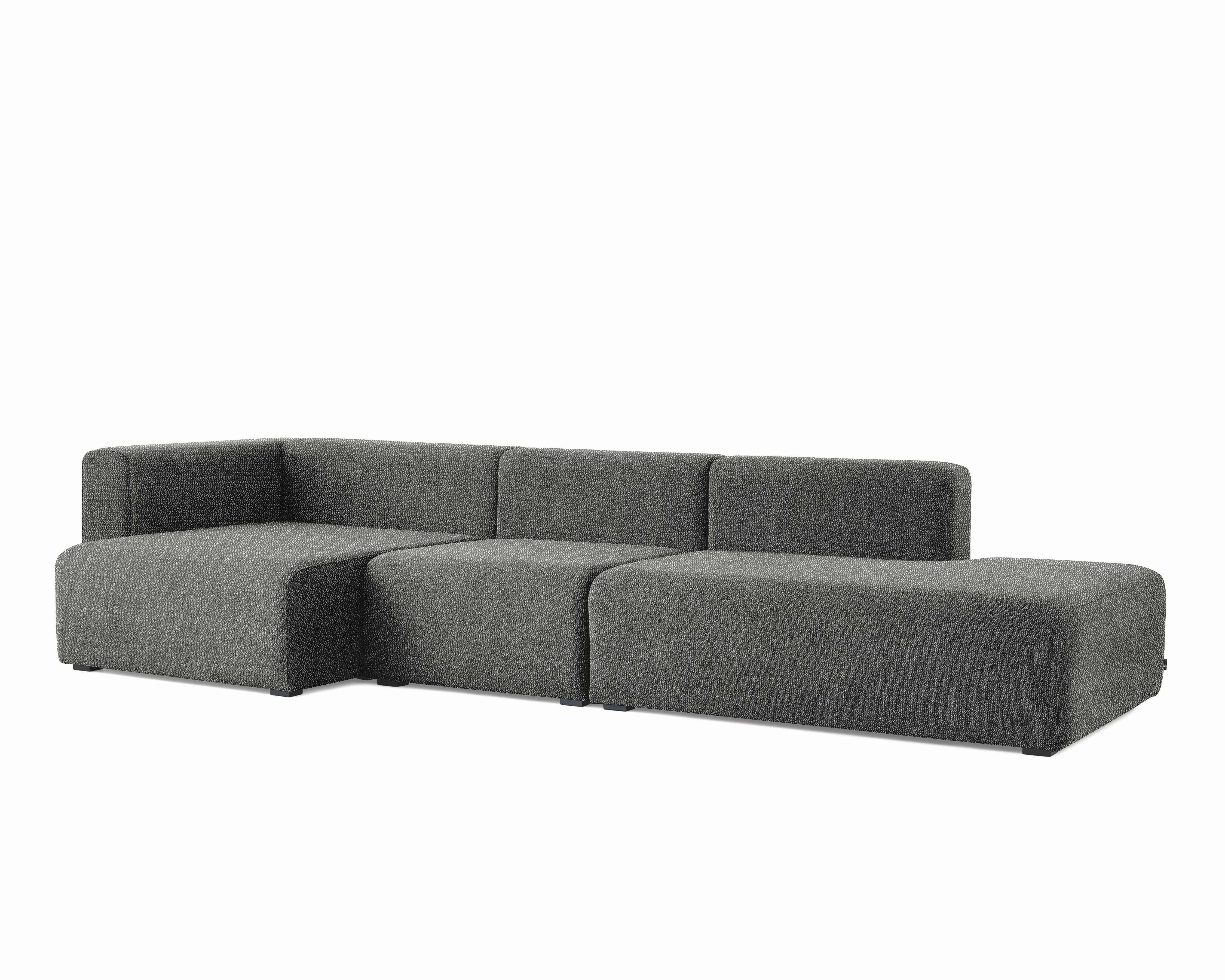 Mags Wide Sectional Chaise, Left
