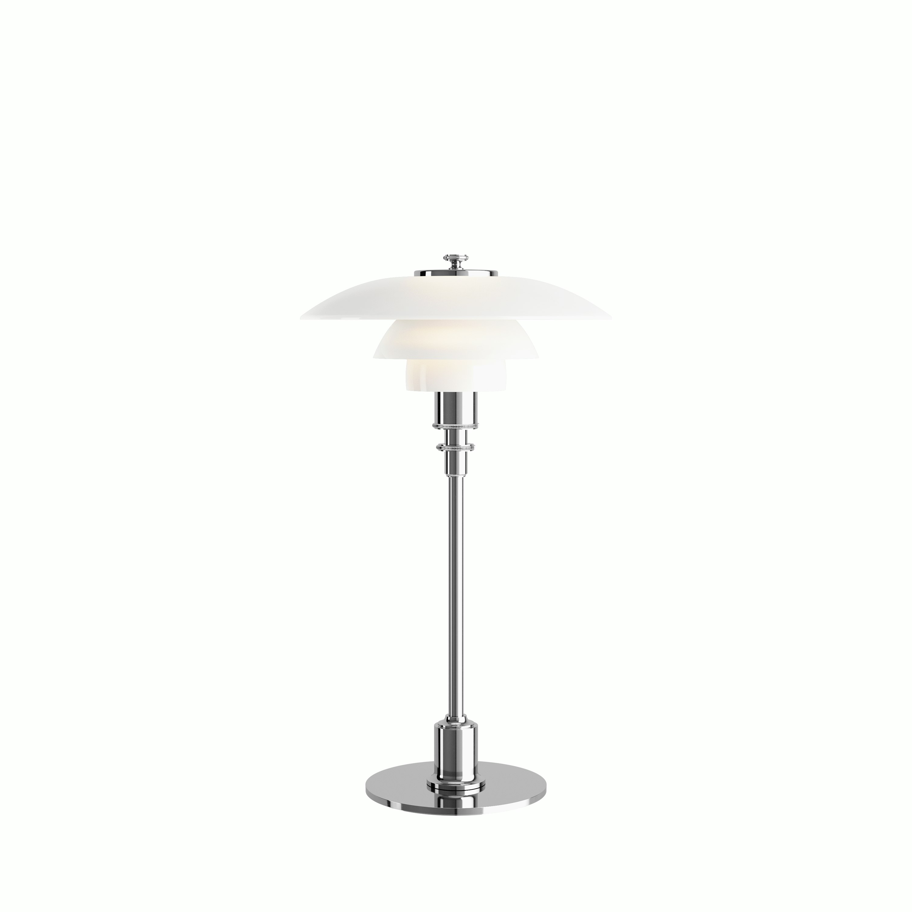 PH 2/1 Table Lamp - High Lustre Chrome Plated